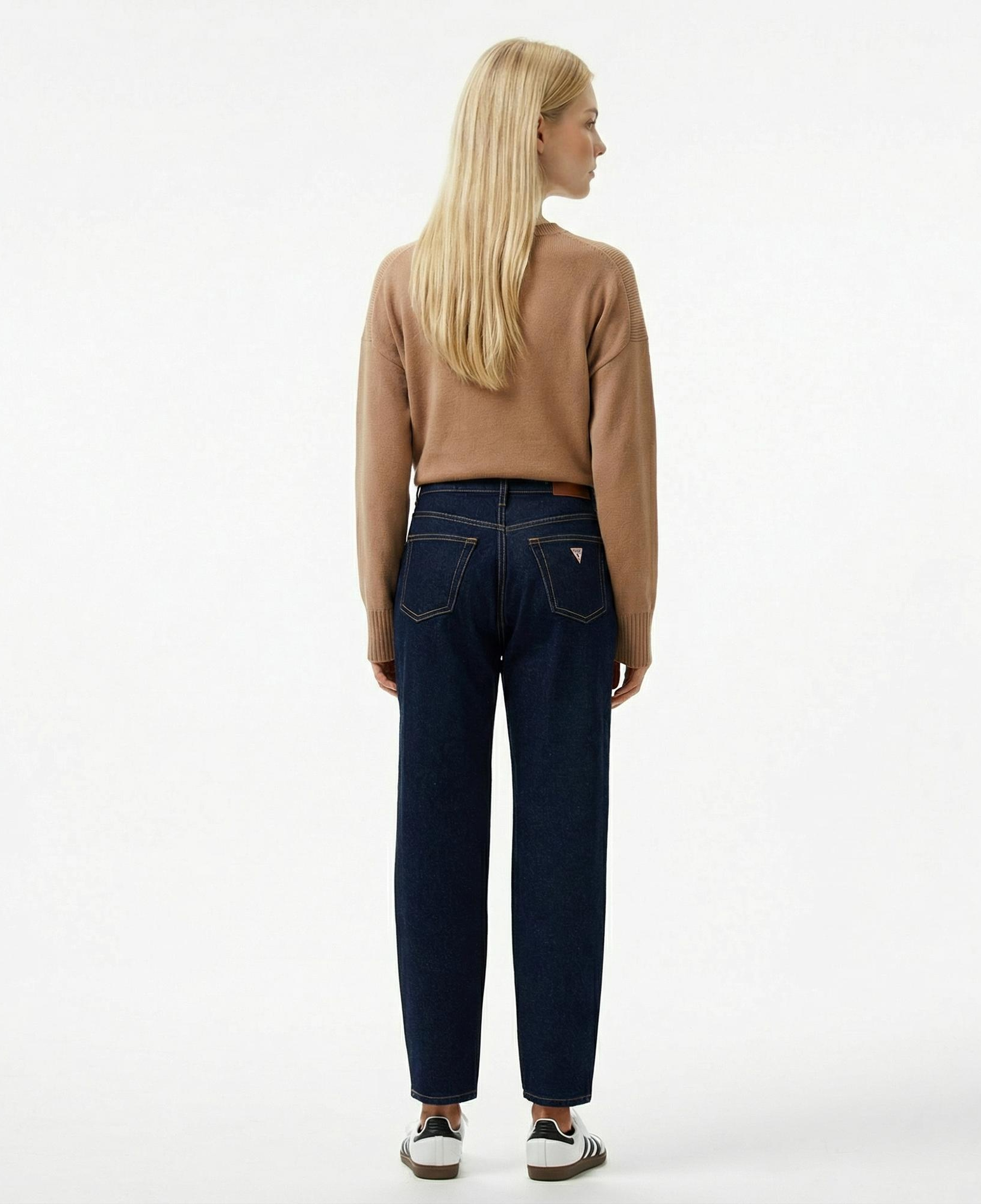 Guess G06 Mom Kadın Mavi Jean