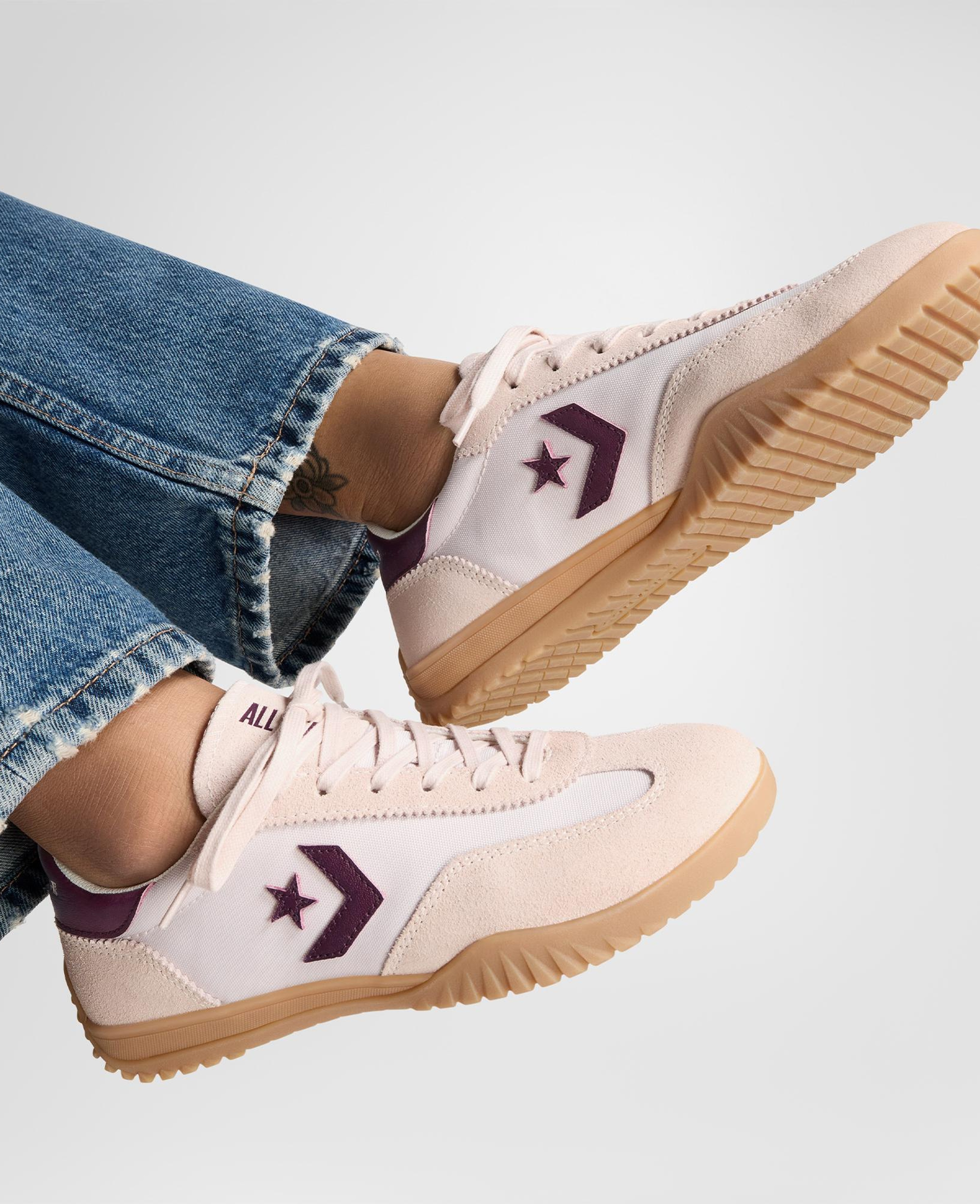 Converse Run Star Trainer Unisex Pembe Süet Sneaker