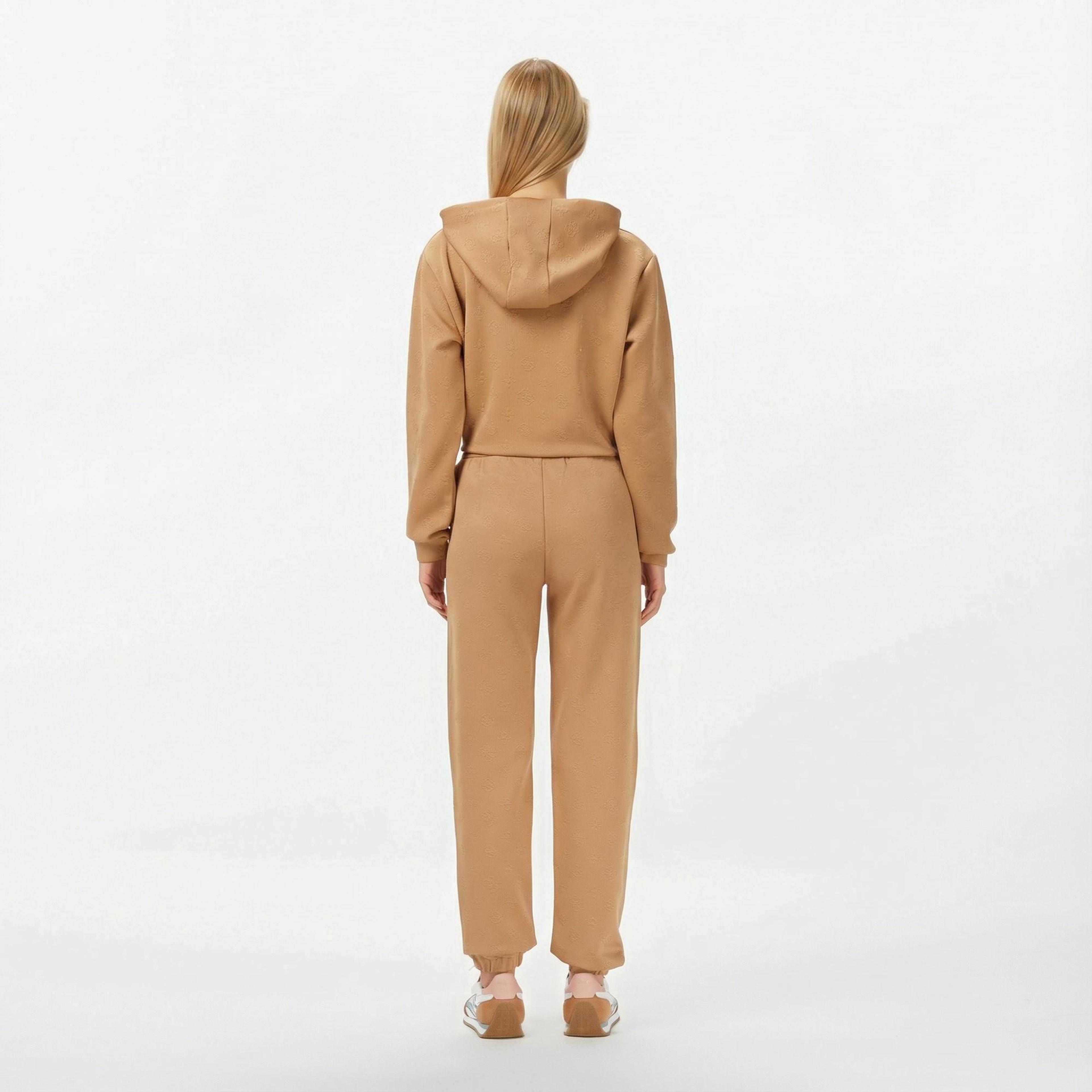 Guess Peony Regular Fit Kadın Kahverengi Eşofman Altı