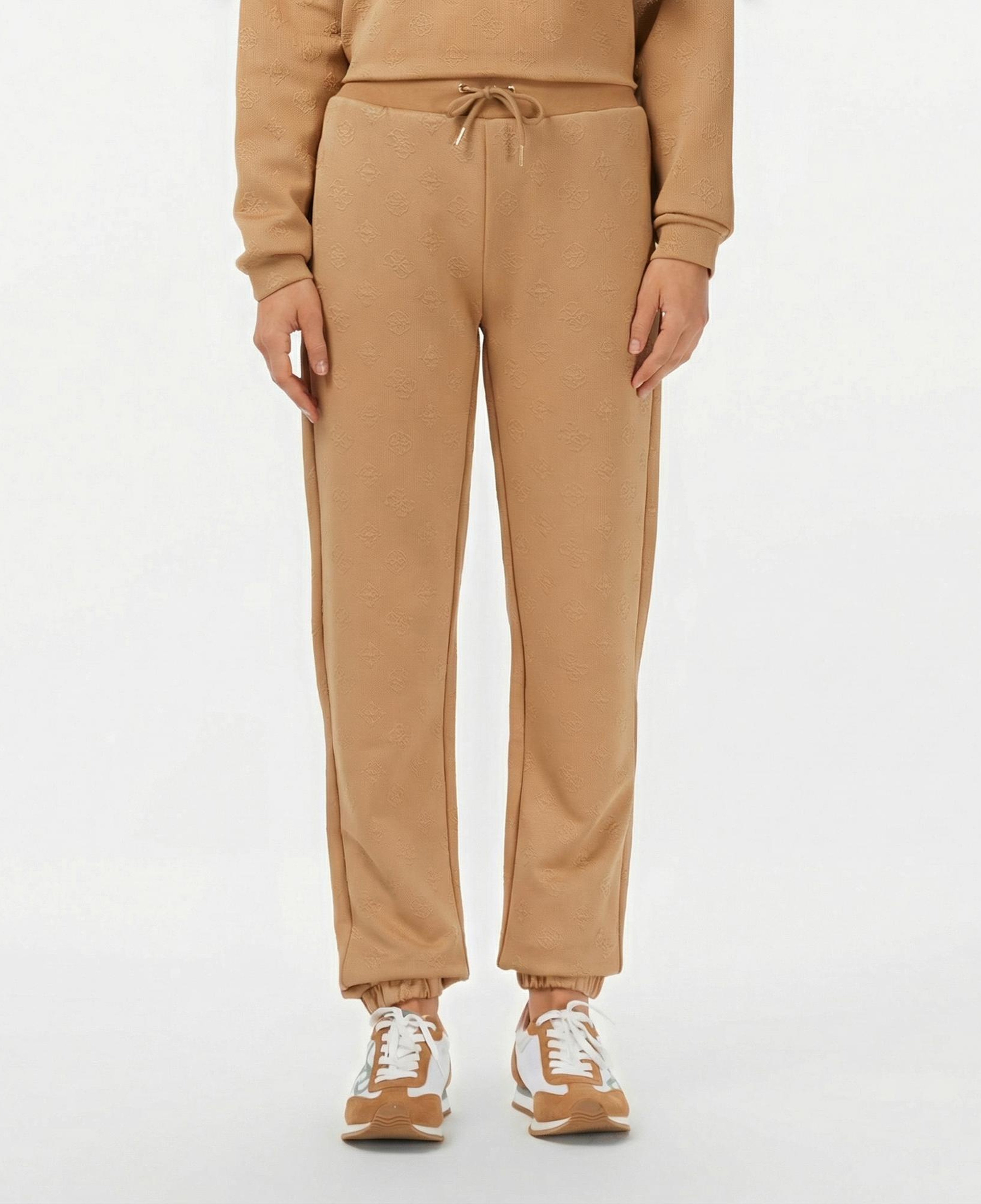 Guess Peony Regular Fit Kadın Kahverengi Eşofman Altı