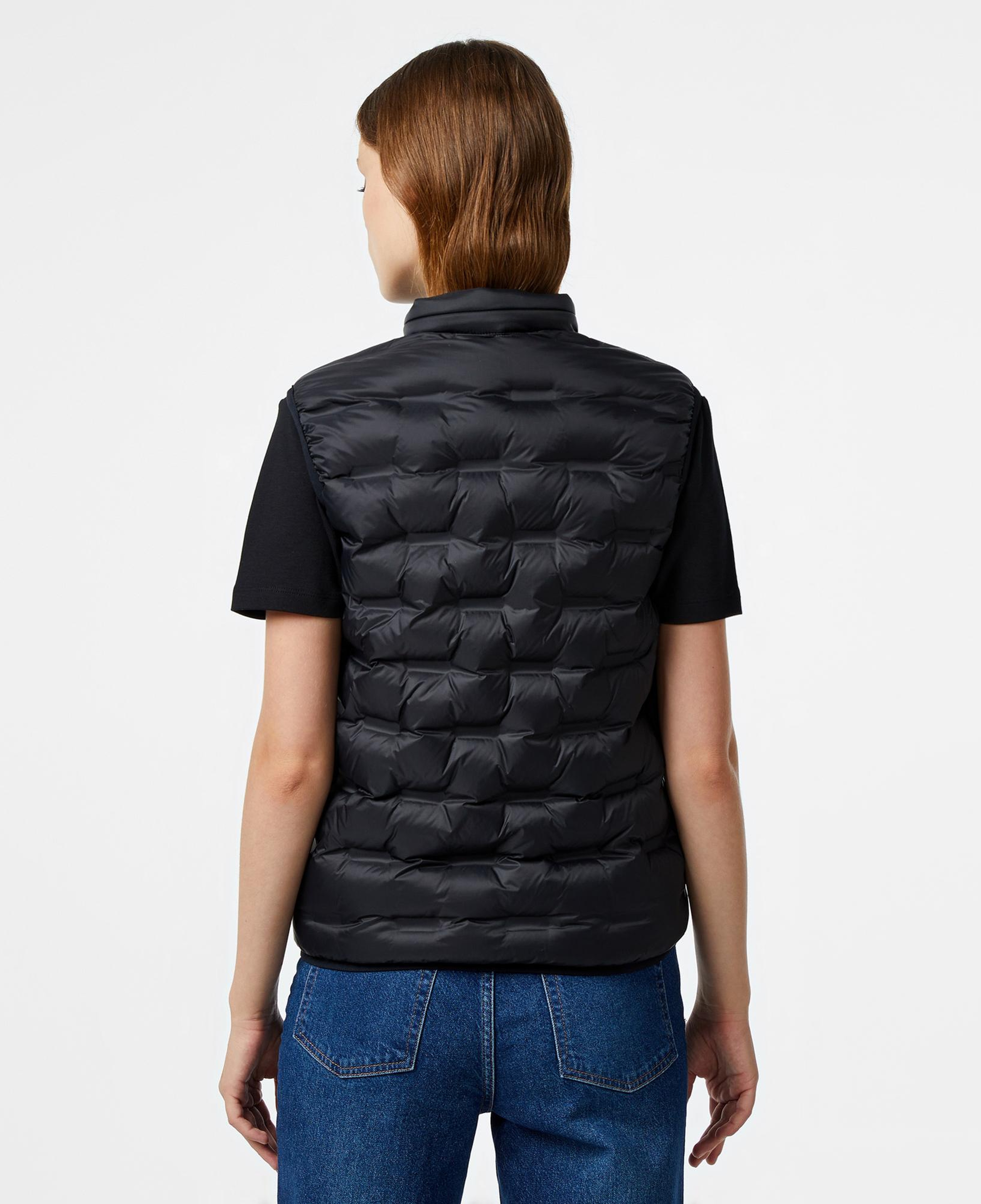 Lacoste Kadın Kapitone Regular Fit Kapüşonlu Kapitone Siyah Yelek