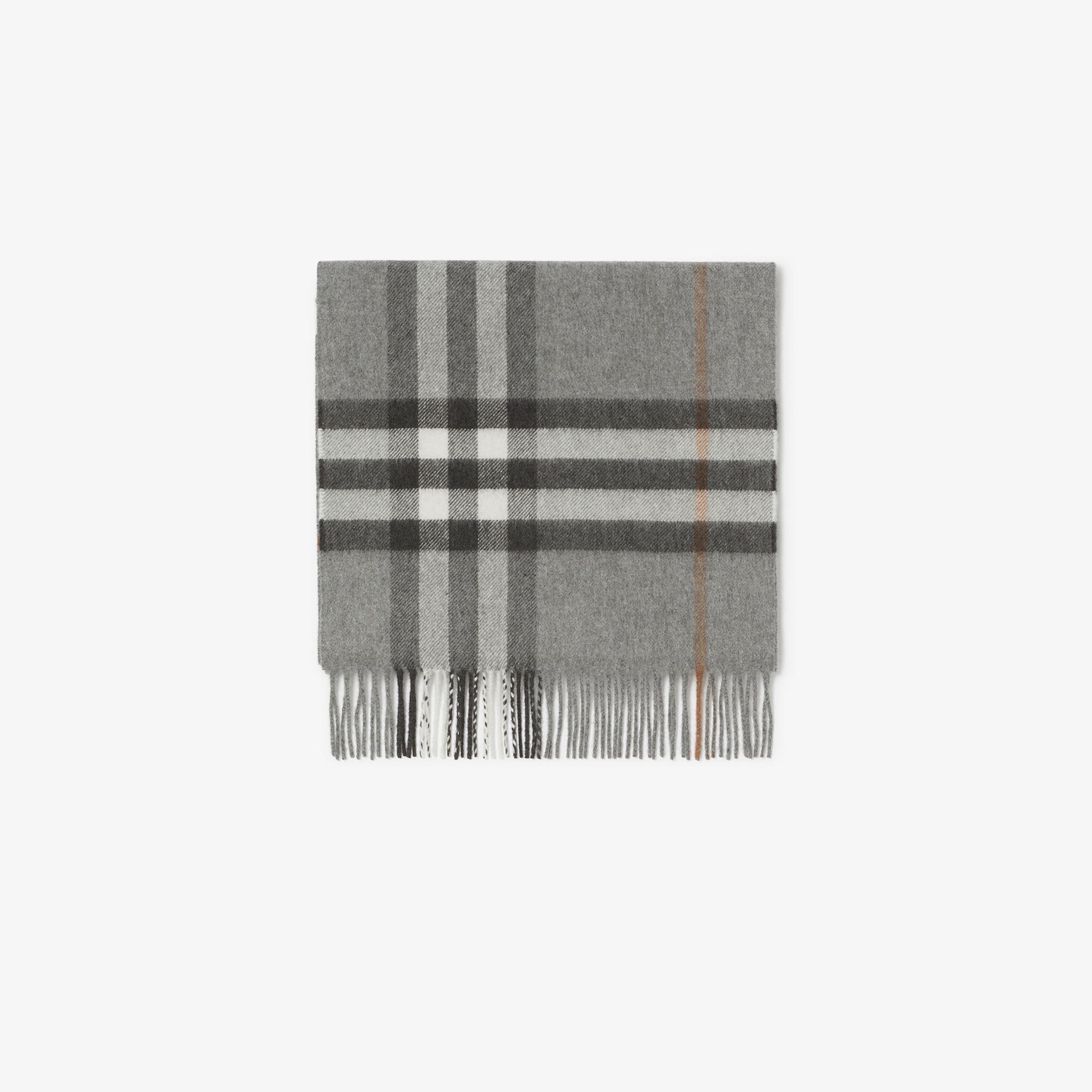 Burberry Check Kaşmir Kadın Gri Atkı