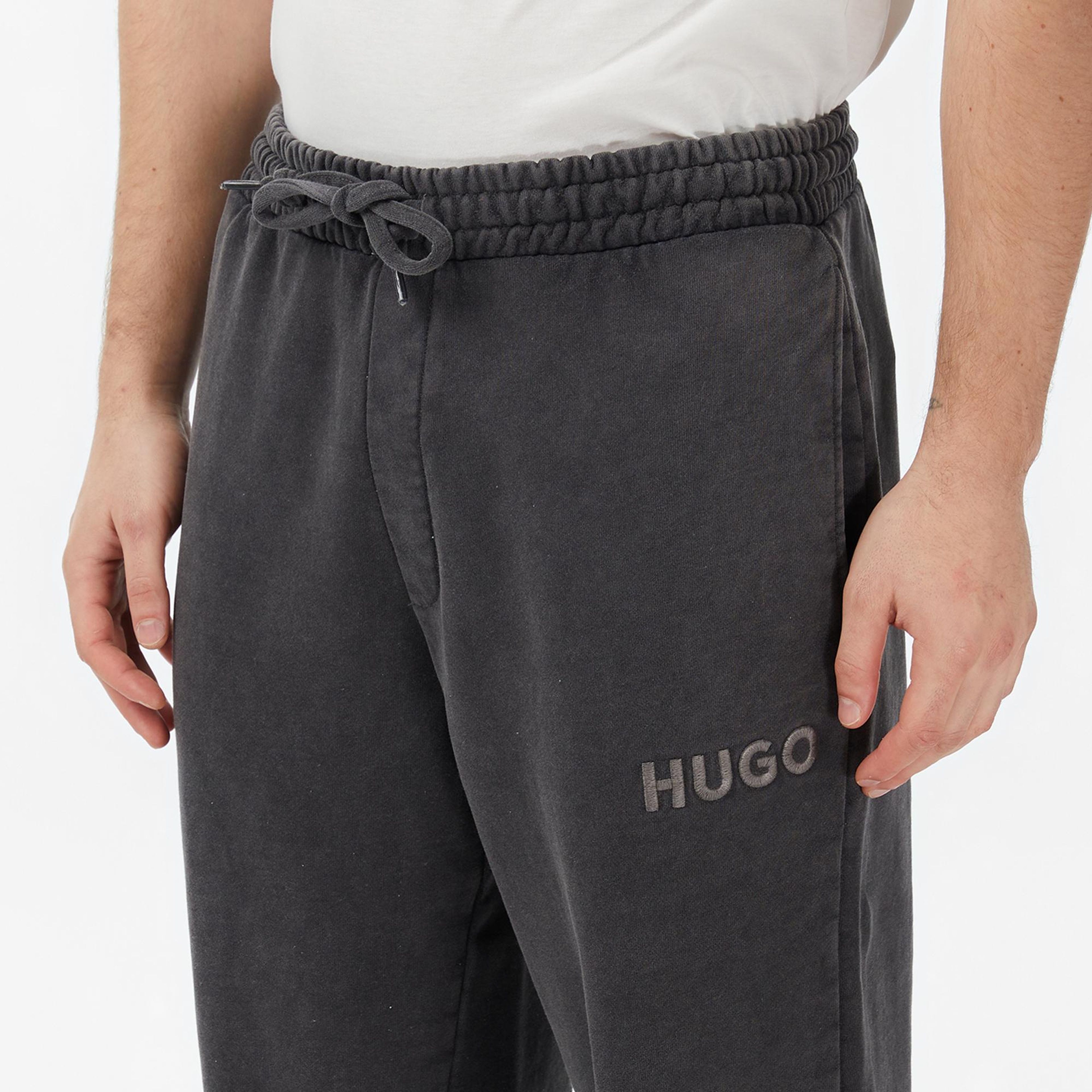 Hugo Delwony Erkek Siyah Eşofman Altı