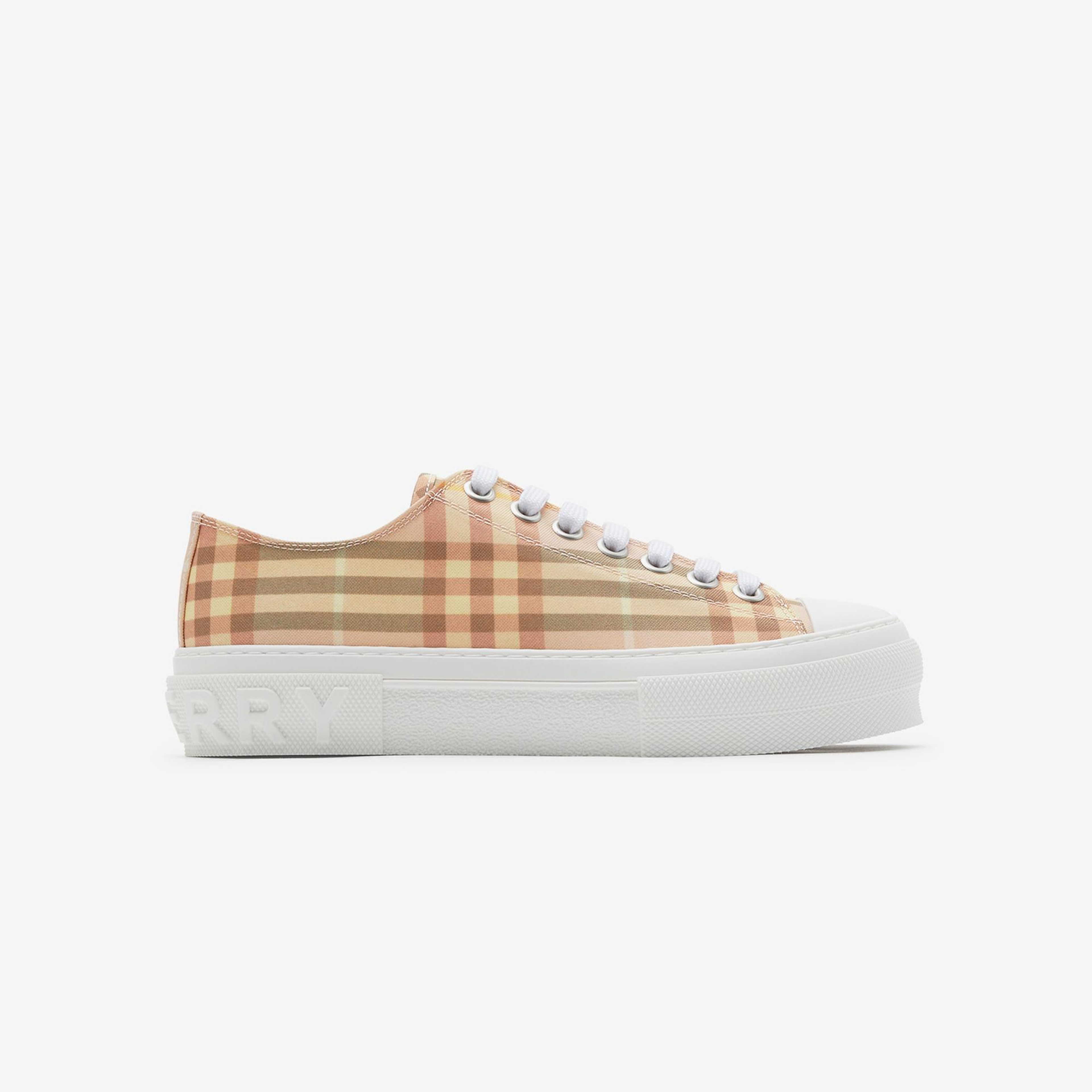 Burberry Tnr Jack L Low Kadın Krem Sneaker