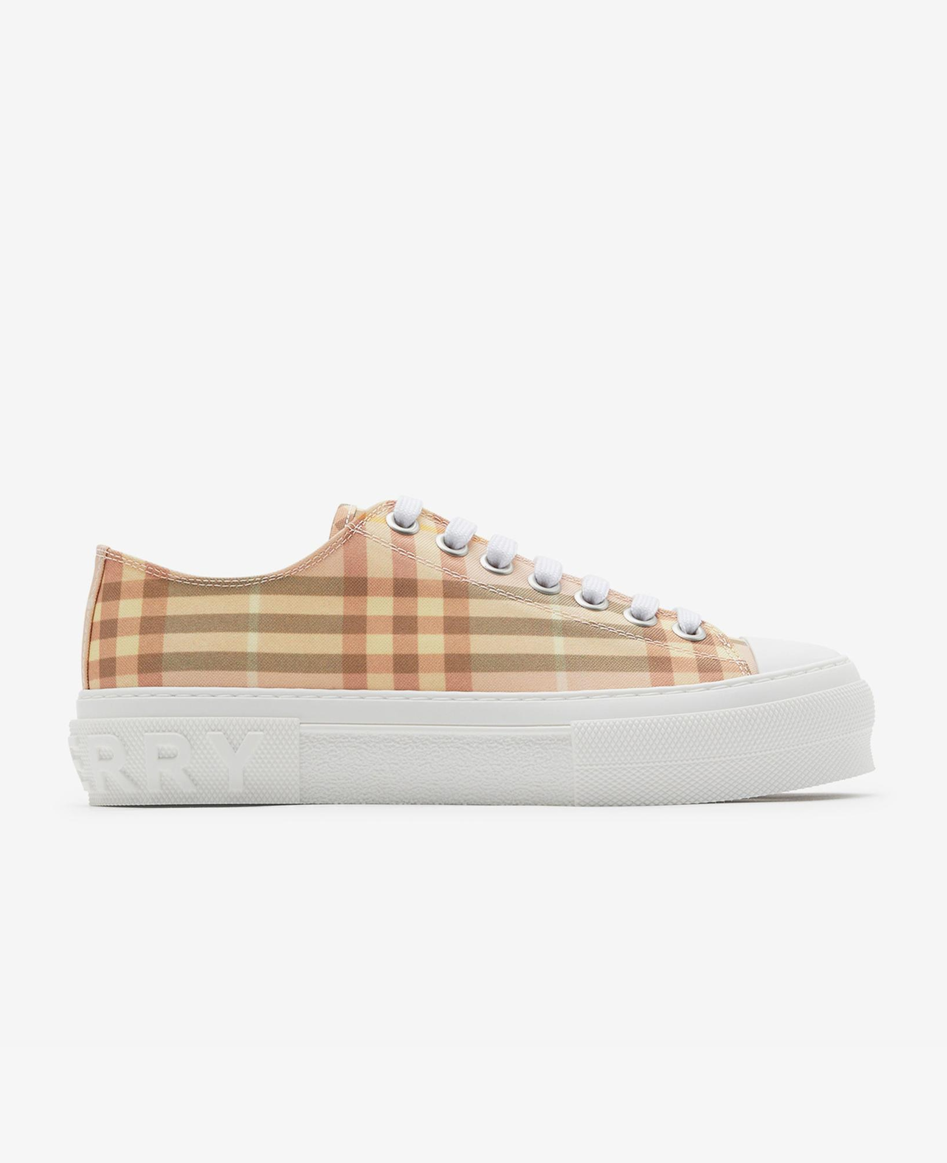 Burberry Tnr Jack L Low Kadın Krem Sneaker