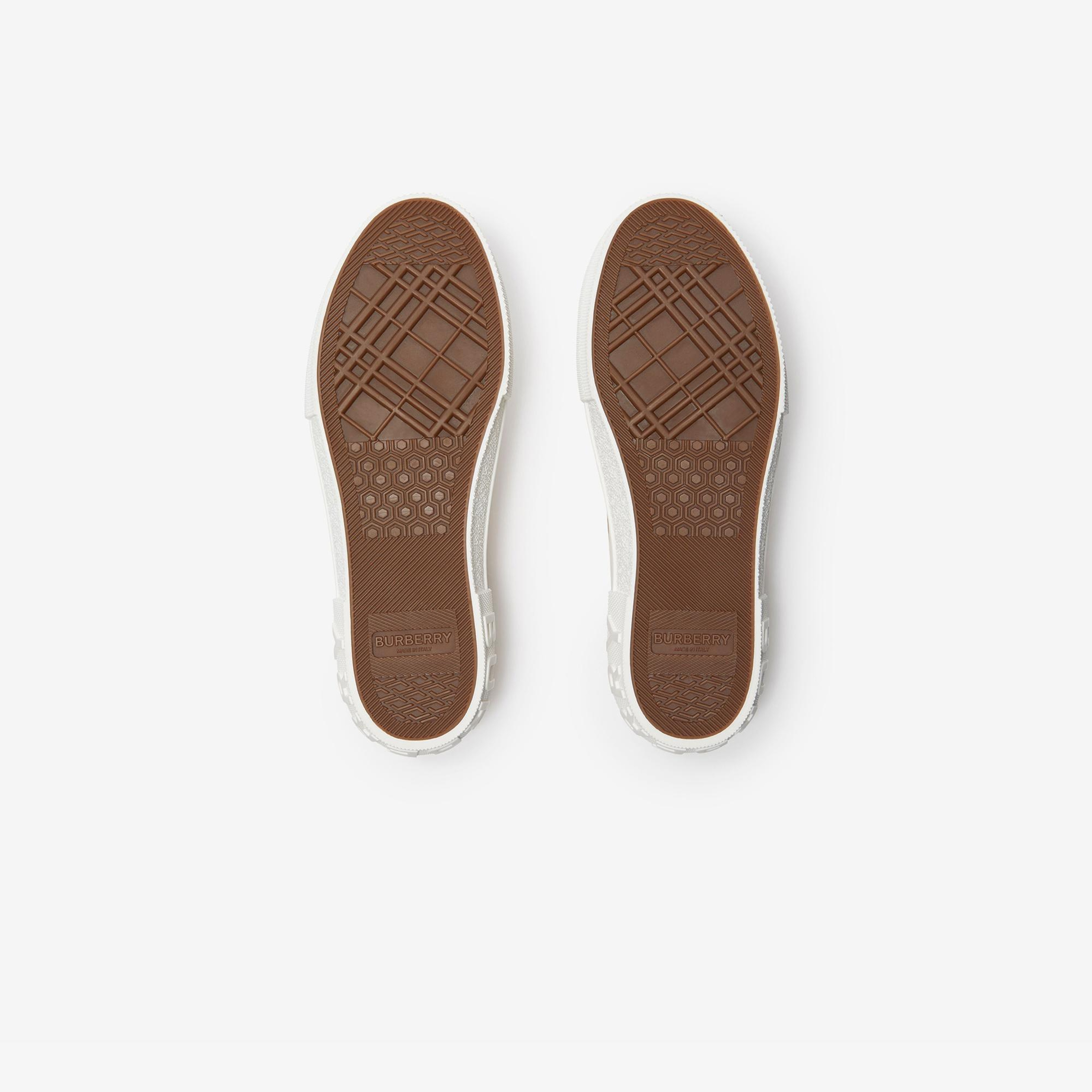 Burberry Tnr Jack L Low Kadın Krem Sneaker