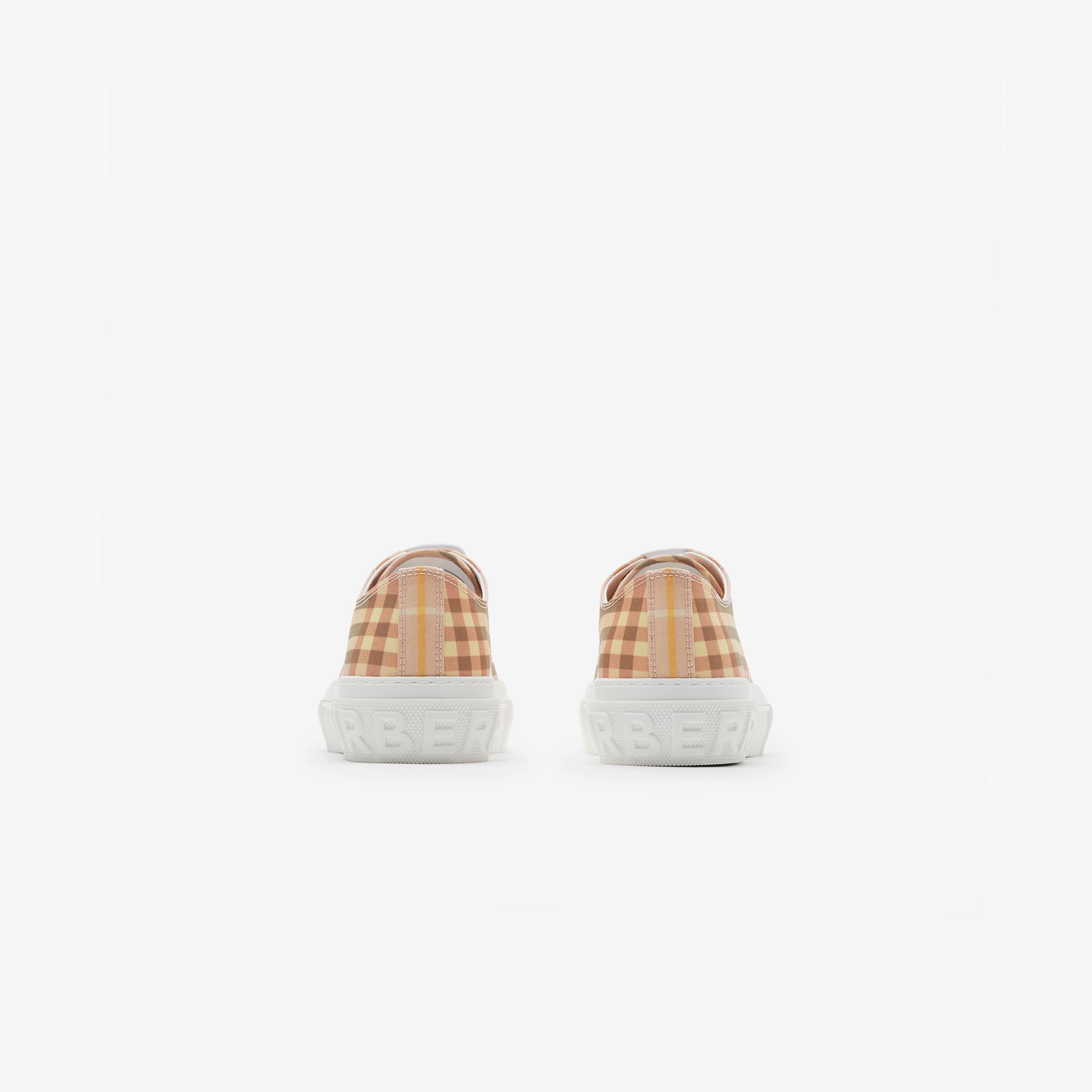 Burberry Tnr Jack L Low Kadın Krem Sneaker