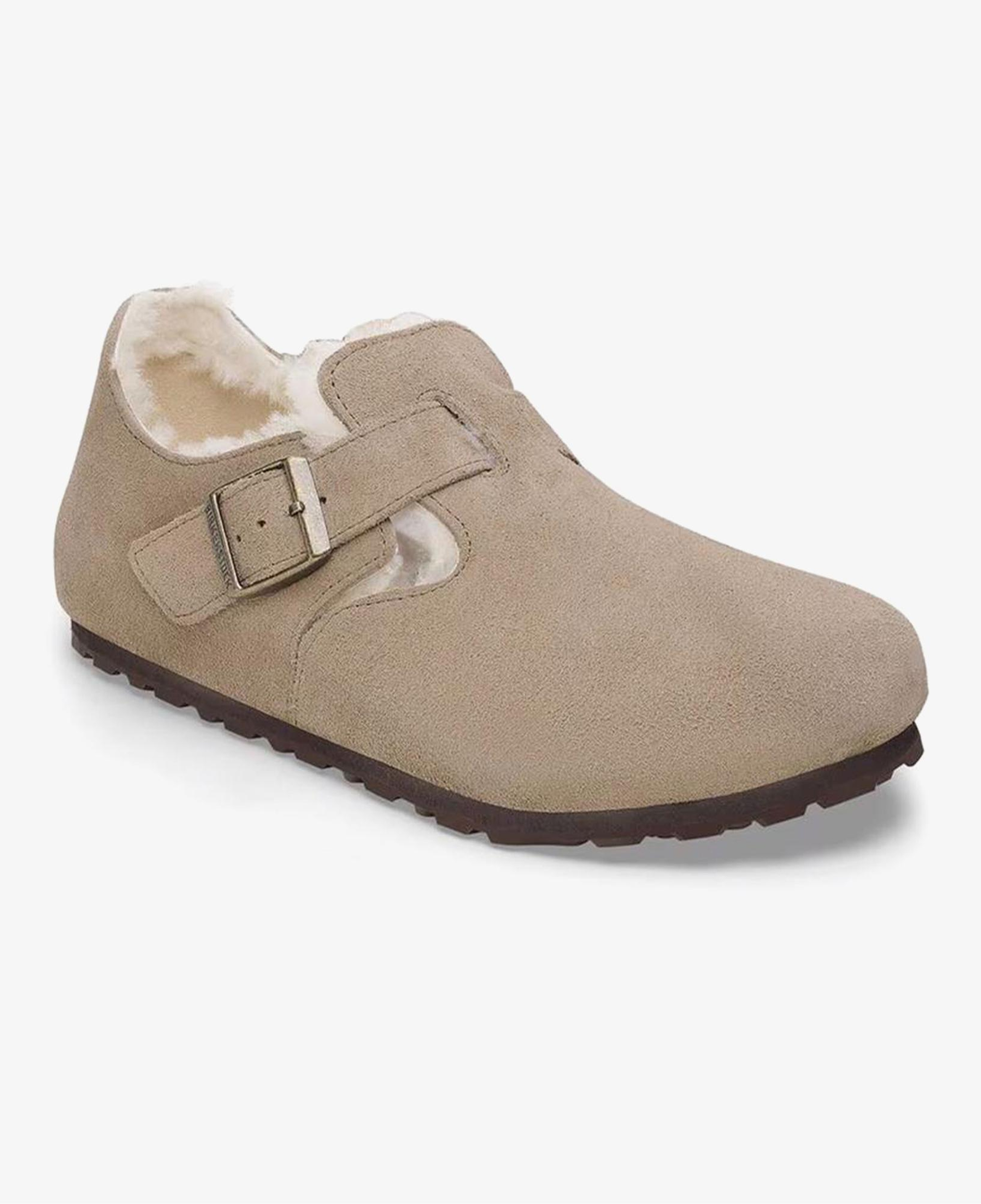 Birkenstock London VL Shearling Kadın Bej Günlük Ayakkabı