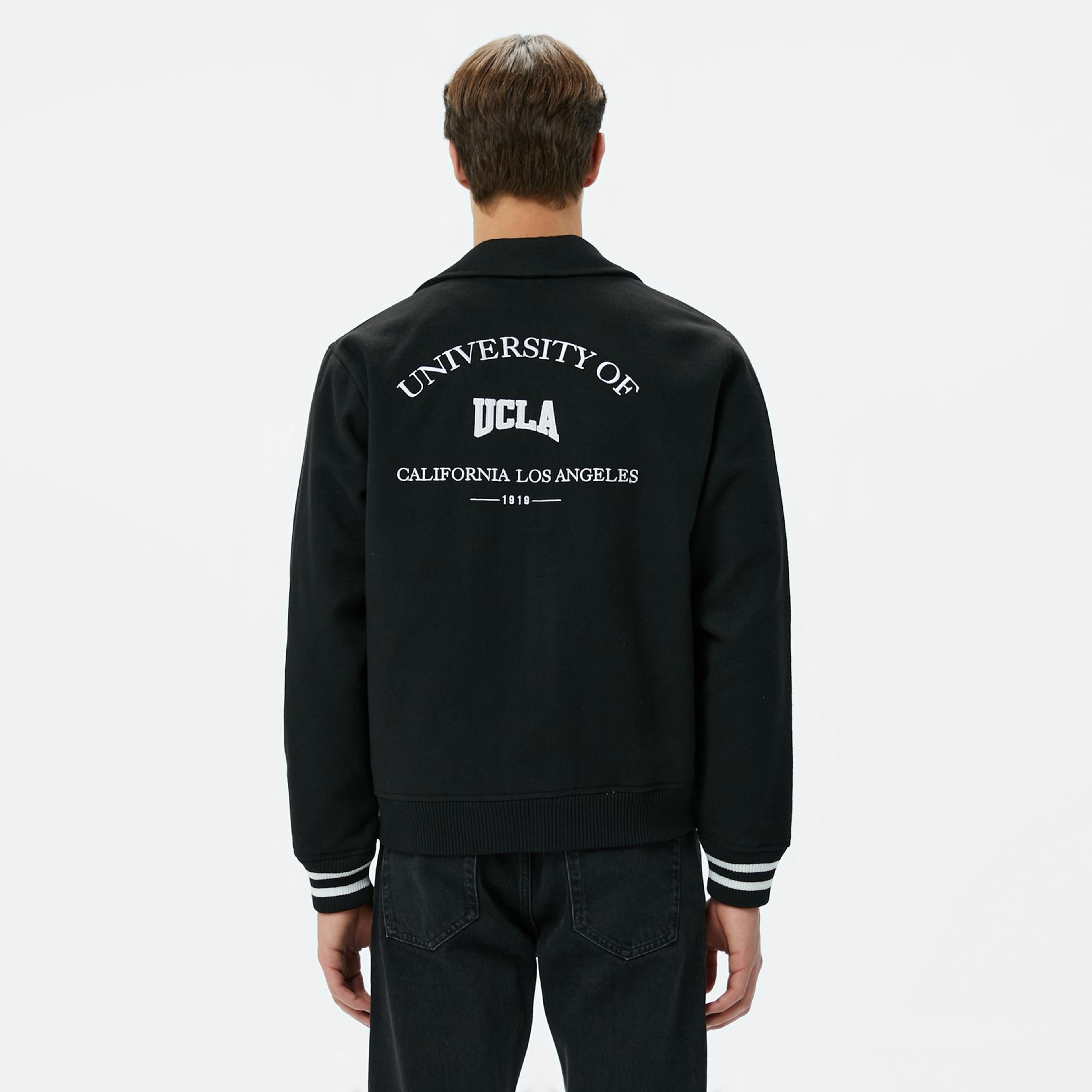 Ucla Keane Erkek Siyah Ceket