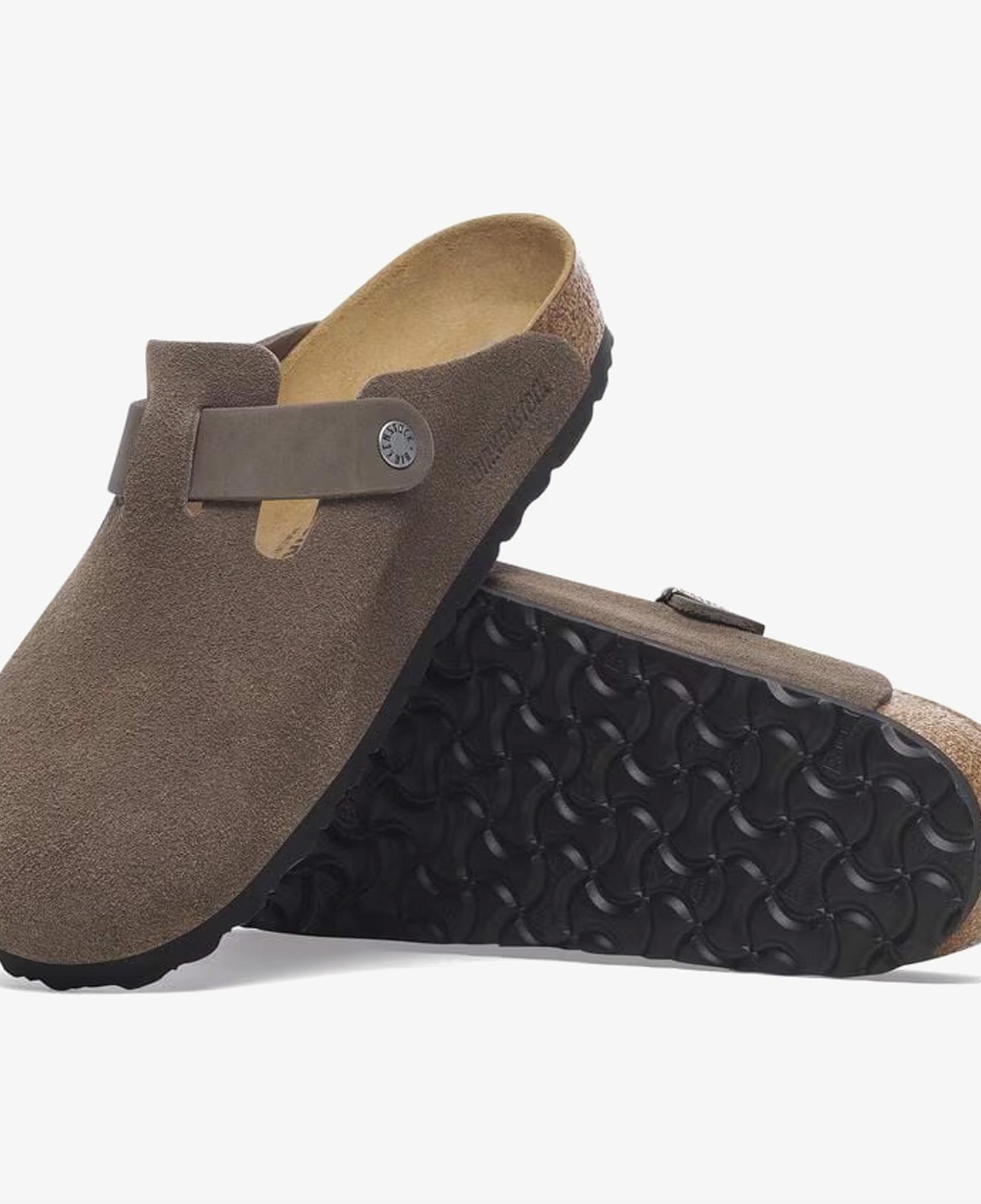 Birkenstock Boston Vl Leoi Erkek Gri Terlik