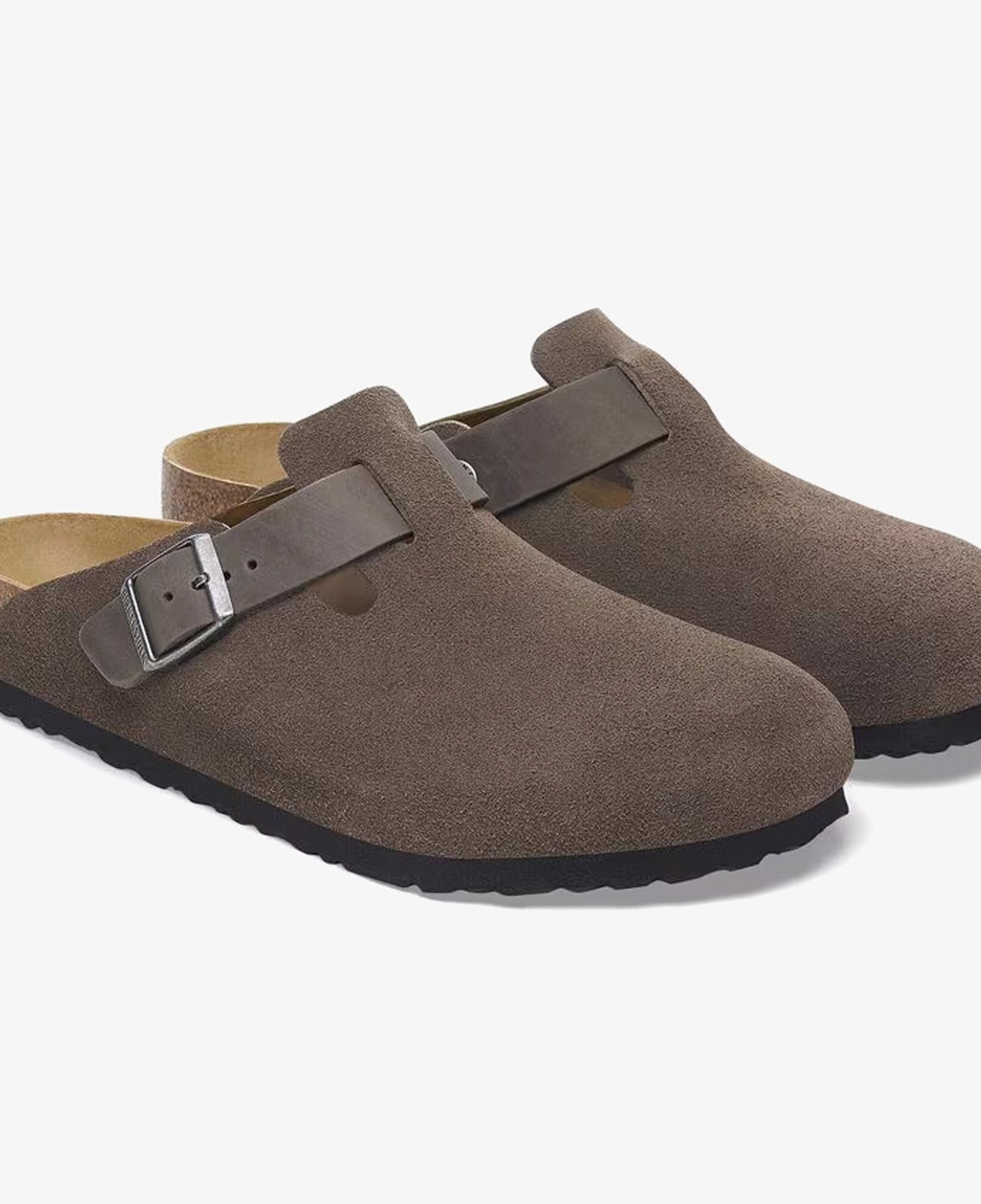 Birkenstock Boston Vl Leoi Erkek Gri Terlik