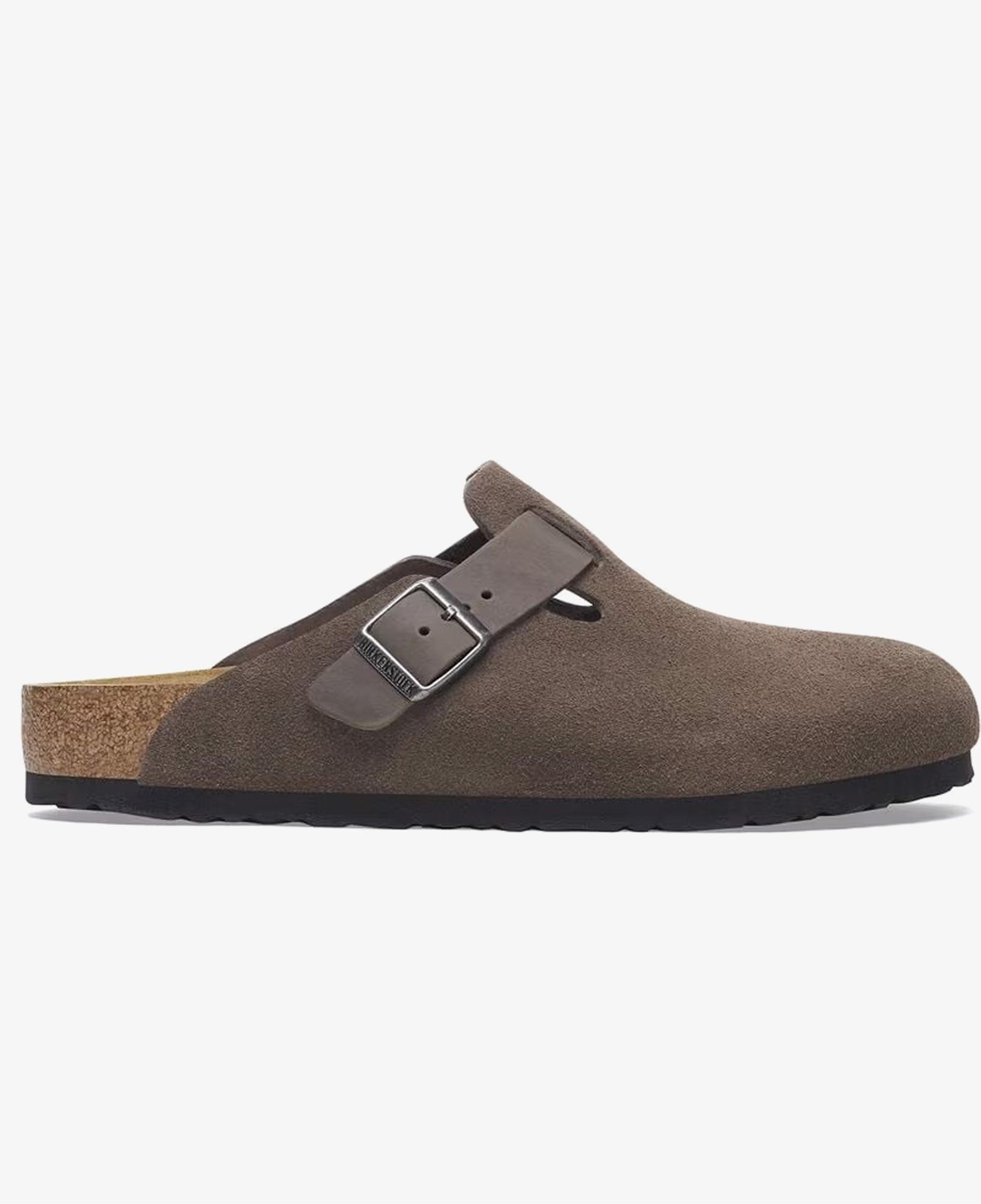 Birkenstock Boston Vl Leoi Erkek Gri Terlik