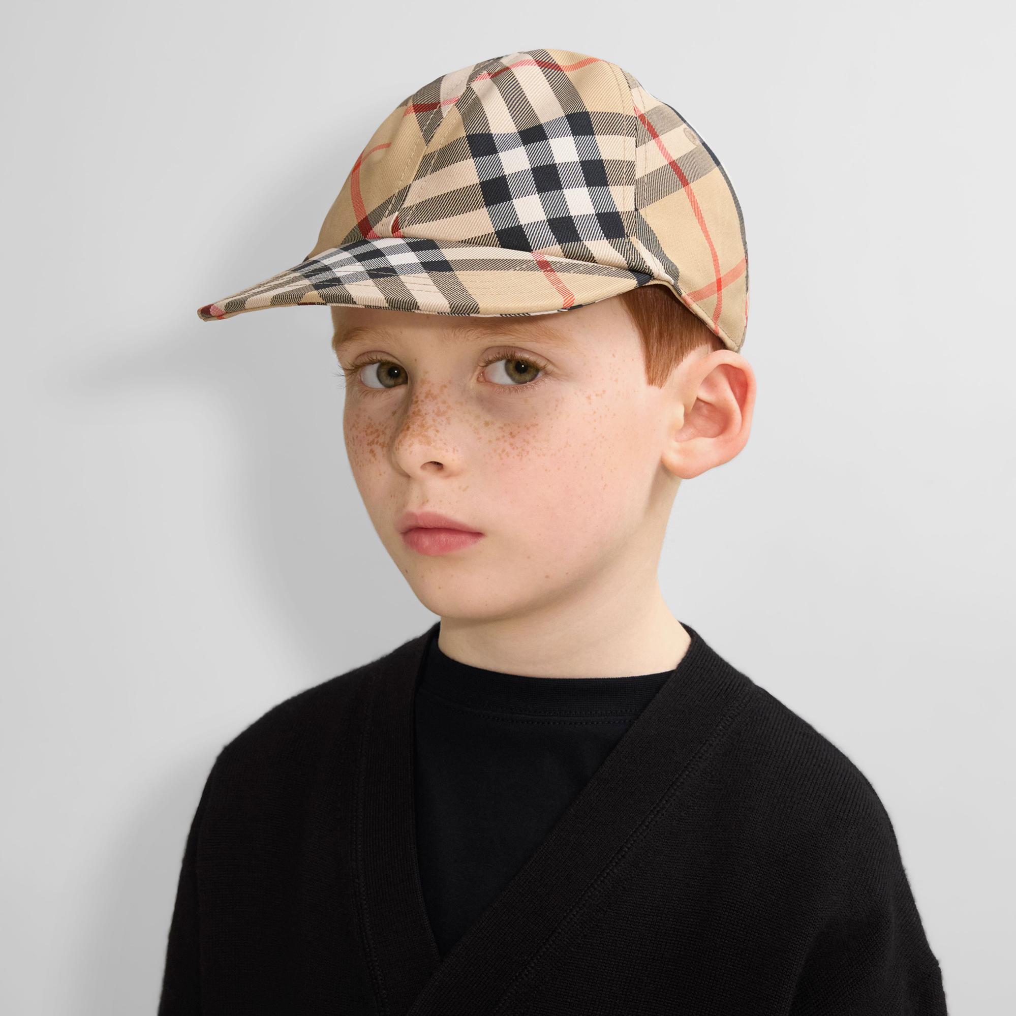 Burberry Bsb Baseball Çocuk Bej Şapka