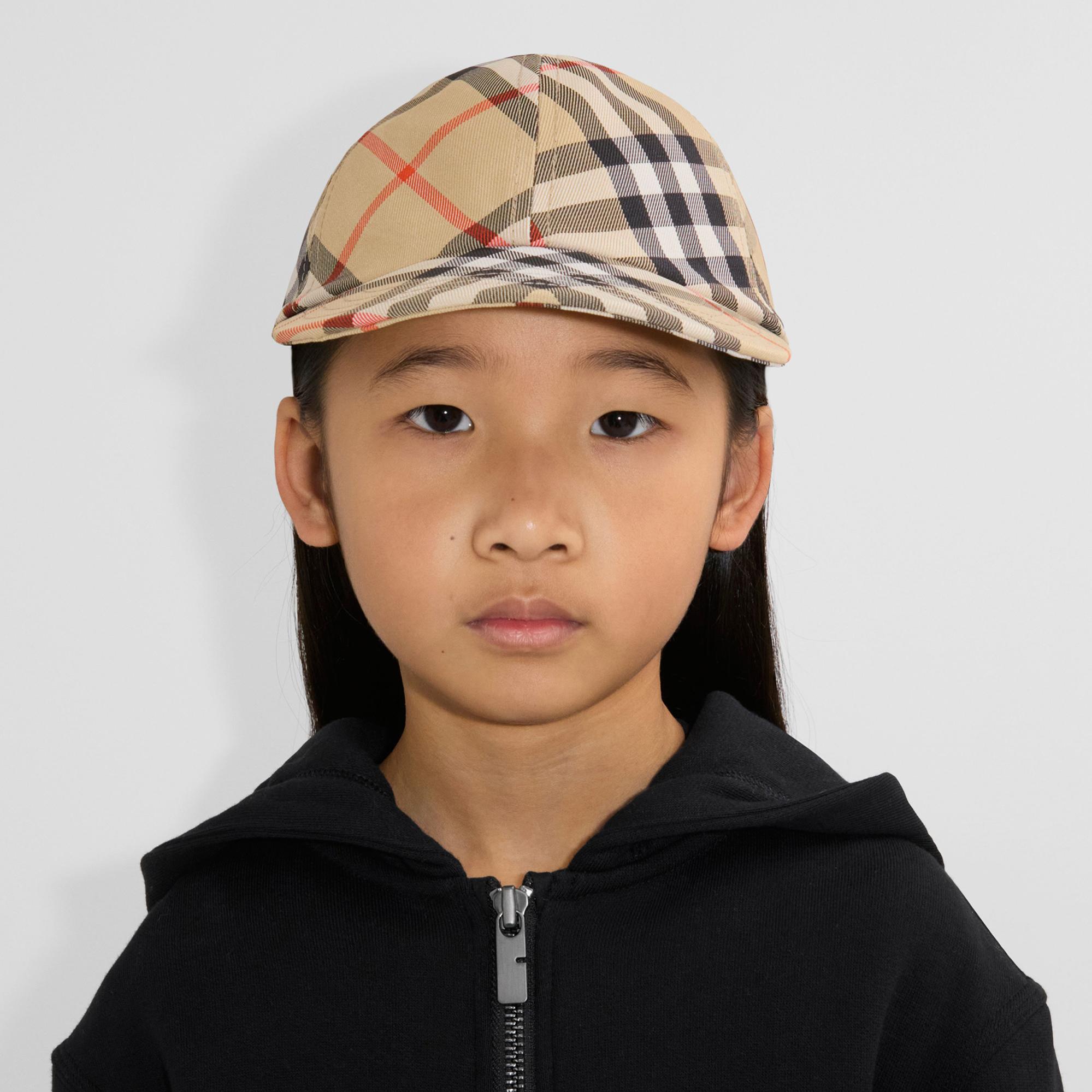 Burberry Bsb Baseball Çocuk Bej Şapka