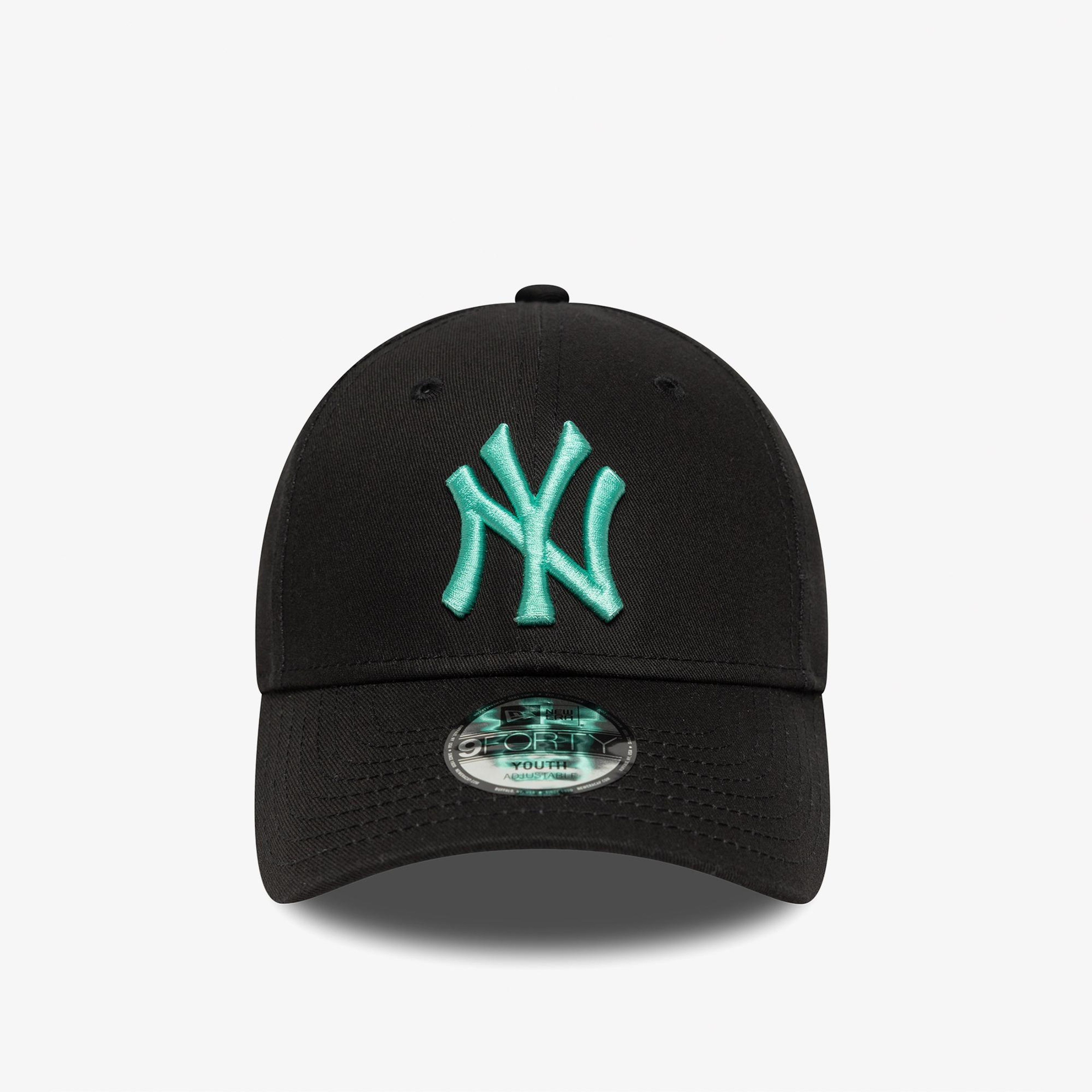 New Era MLB League Essentials New York Yankees Çocuk Siyah Şapka
