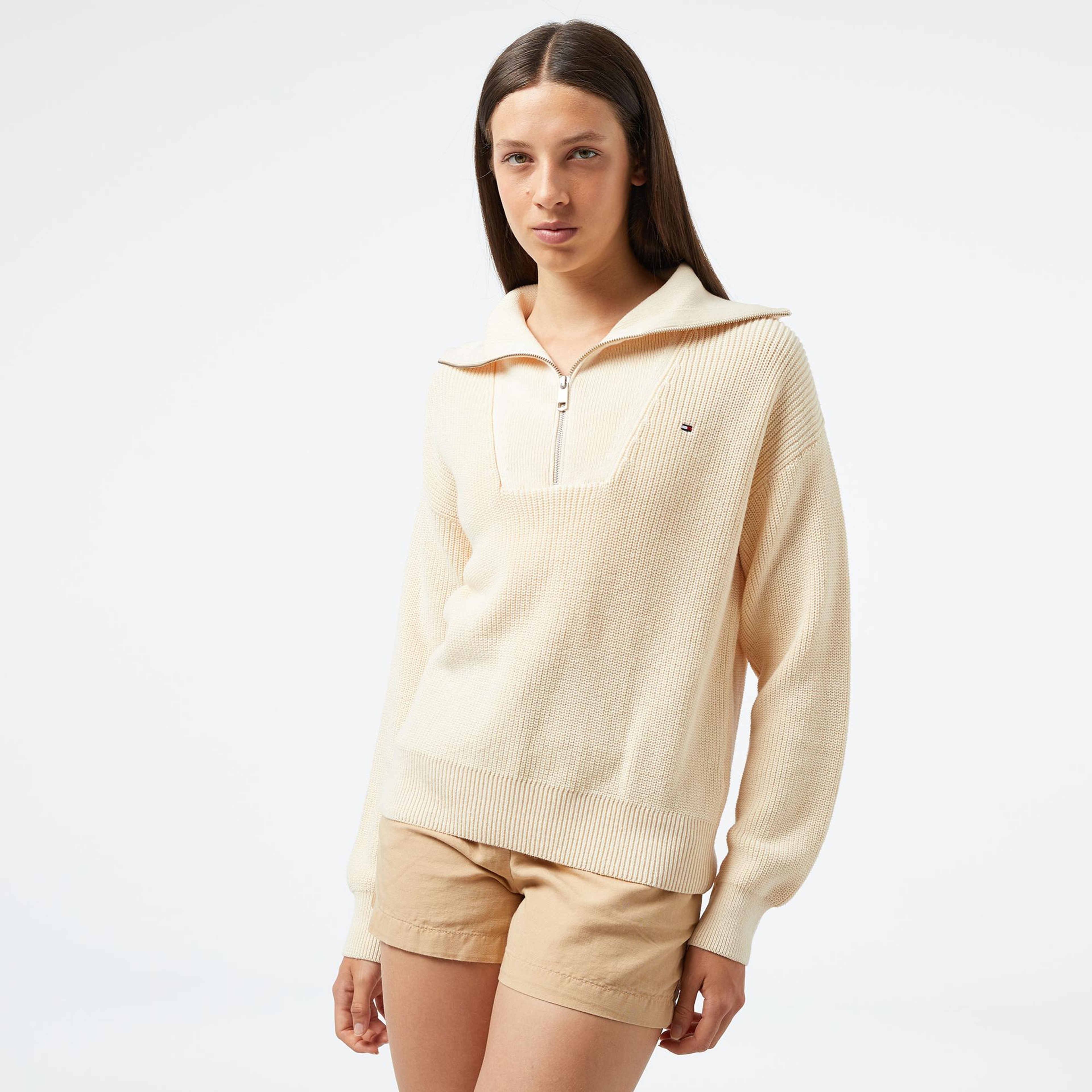 Tommy Hilfiger Kadın Sarı Triko