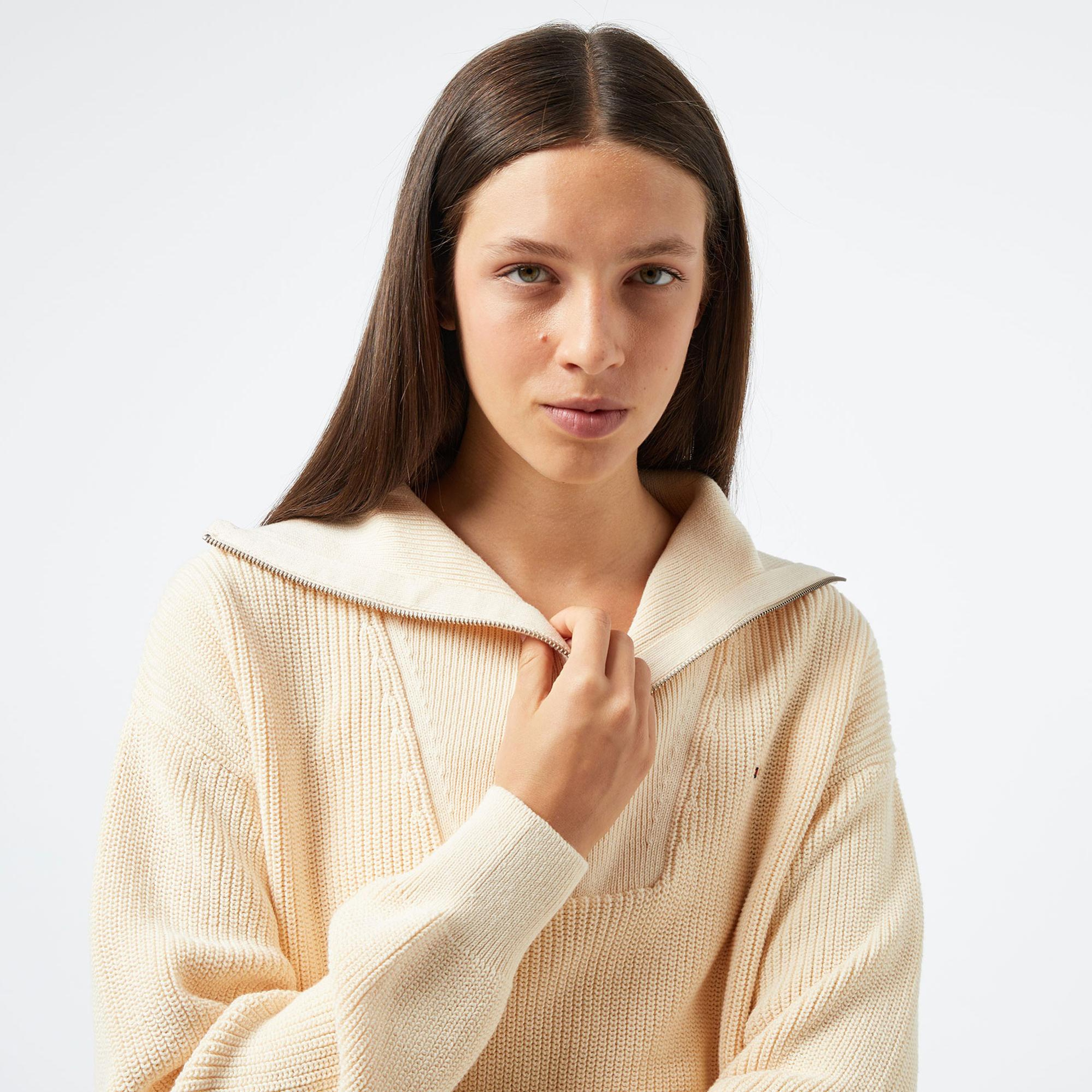 Tommy Hilfiger Kadın Sarı Triko