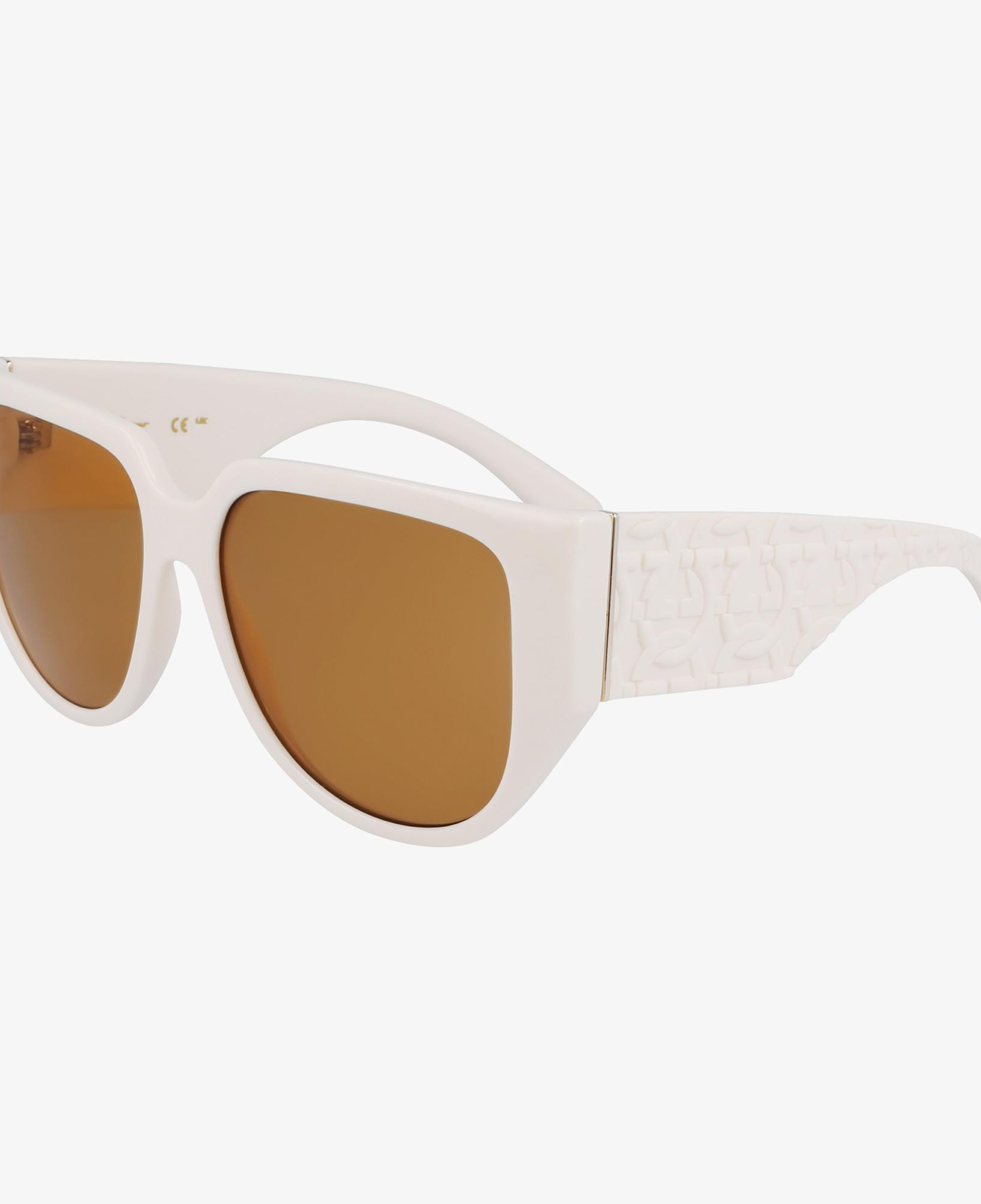 Salvatore Ferragamo Kadın Bej Gözlük