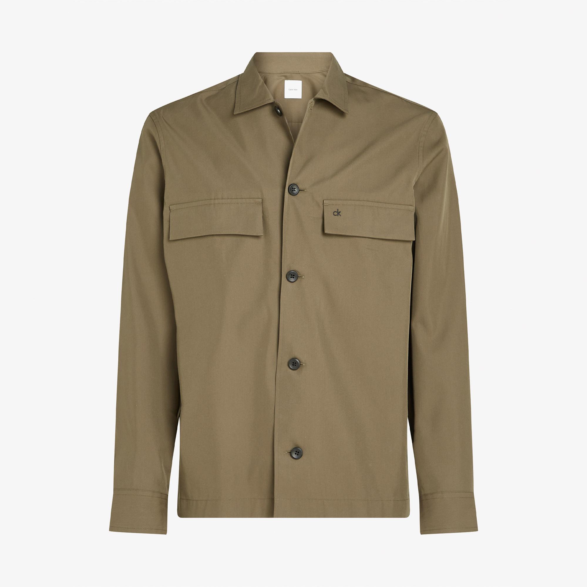 Calvin Klein Erkek Gri Gömlek