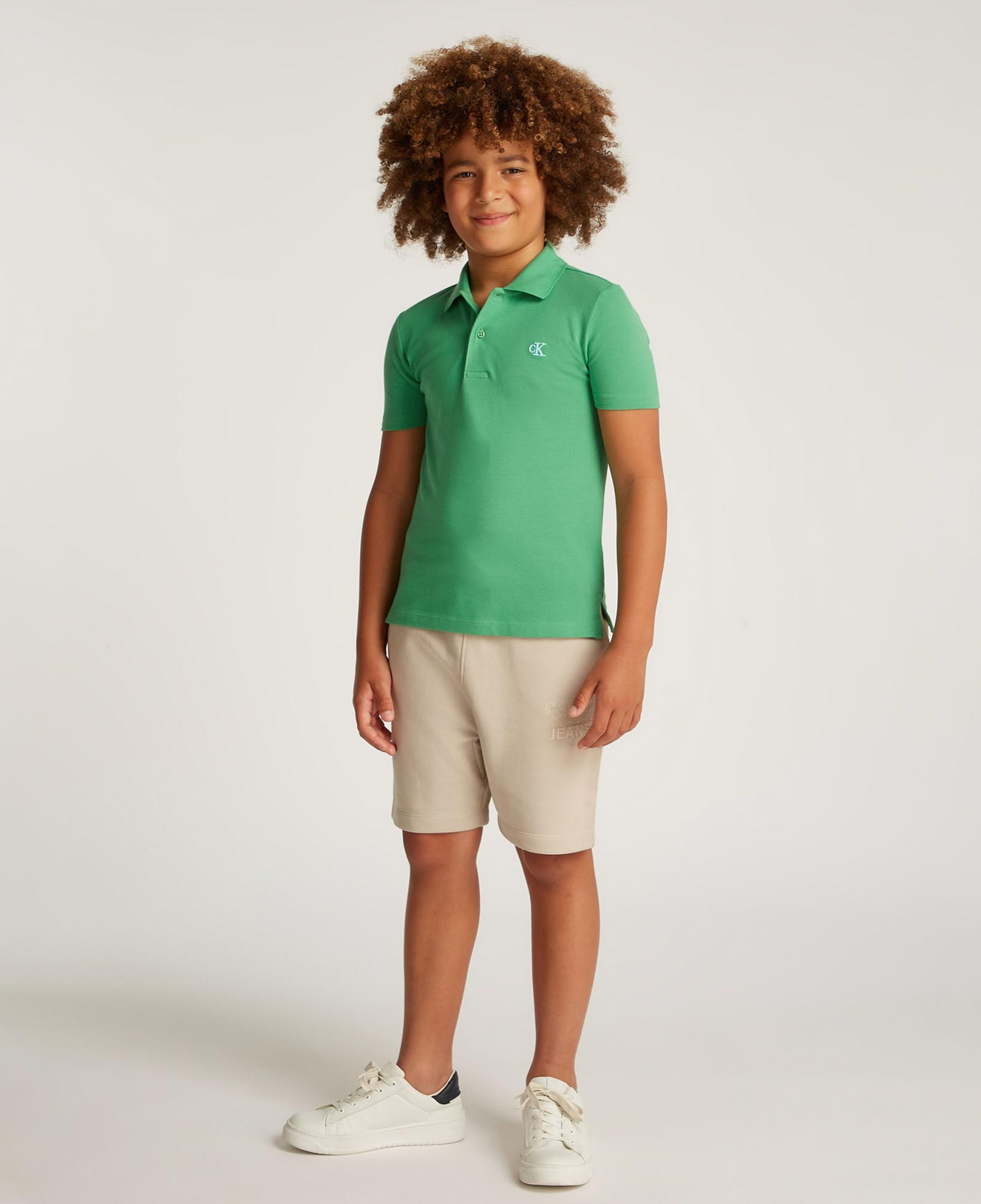Calvin Klein Regular Çocuk Yeşil Polo