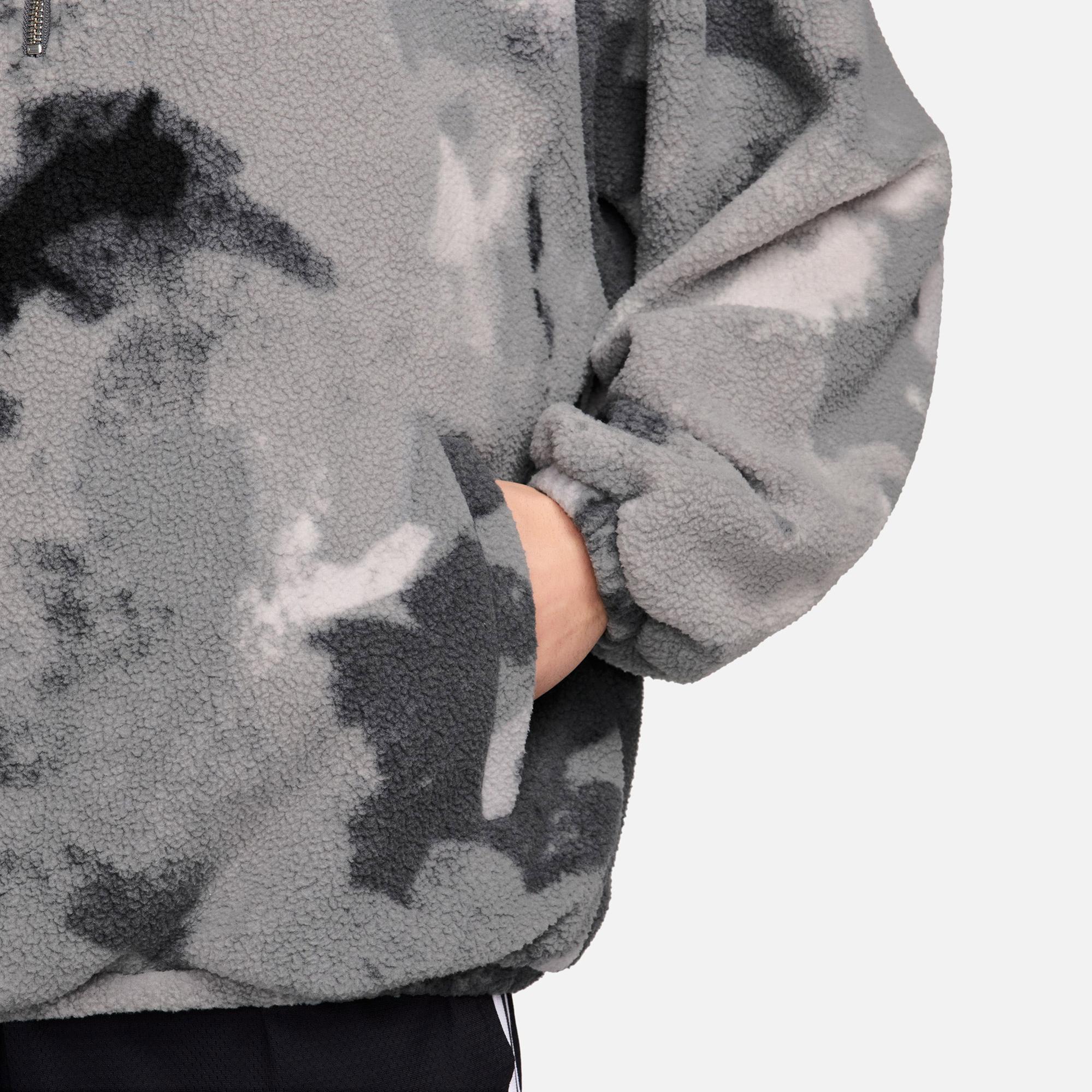 Nike Therma-Fit Sherpa Erkek Gri Ceket