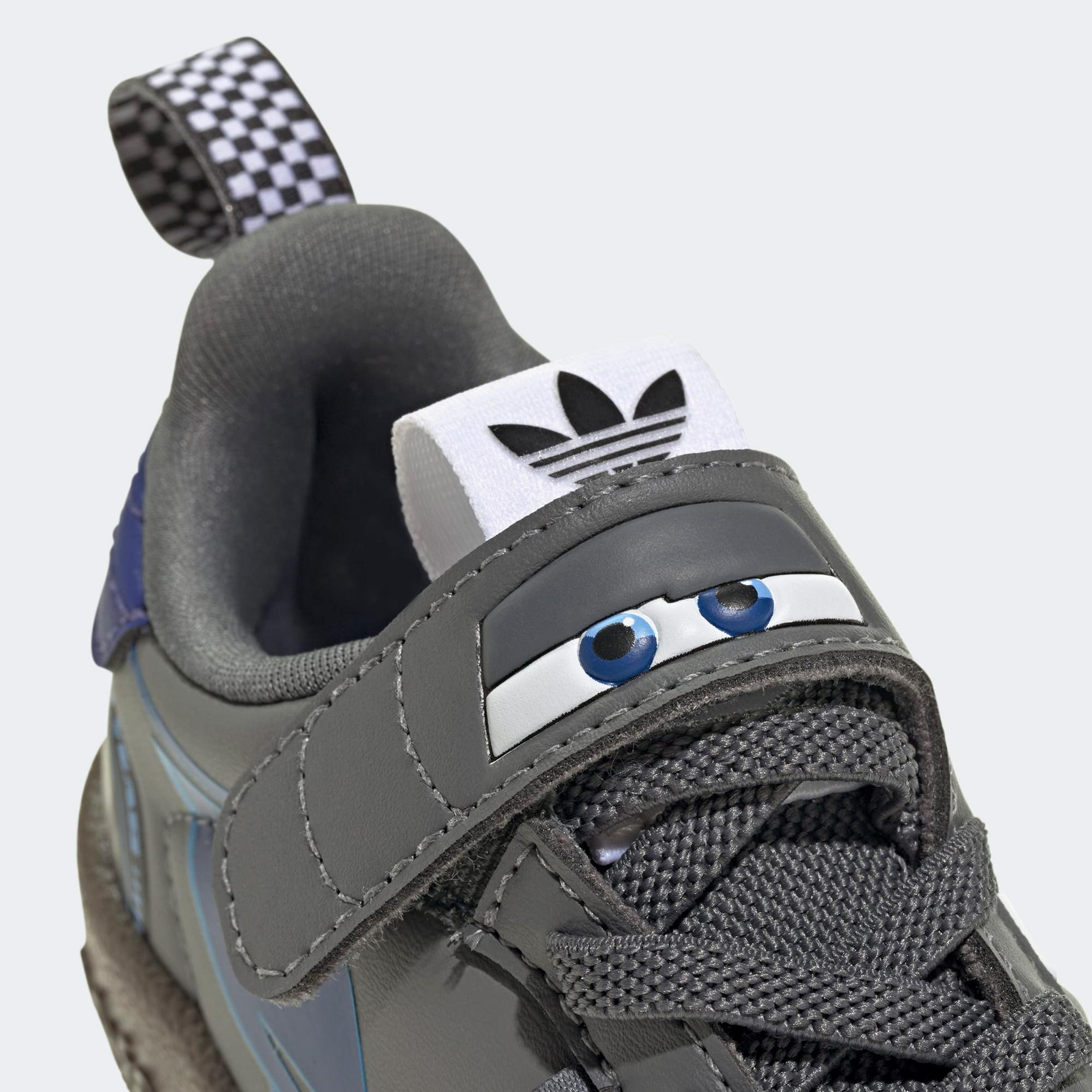 adidas Pixar Cars Adifom Samba 360 Bebek Koyu Gri Ayakkabı