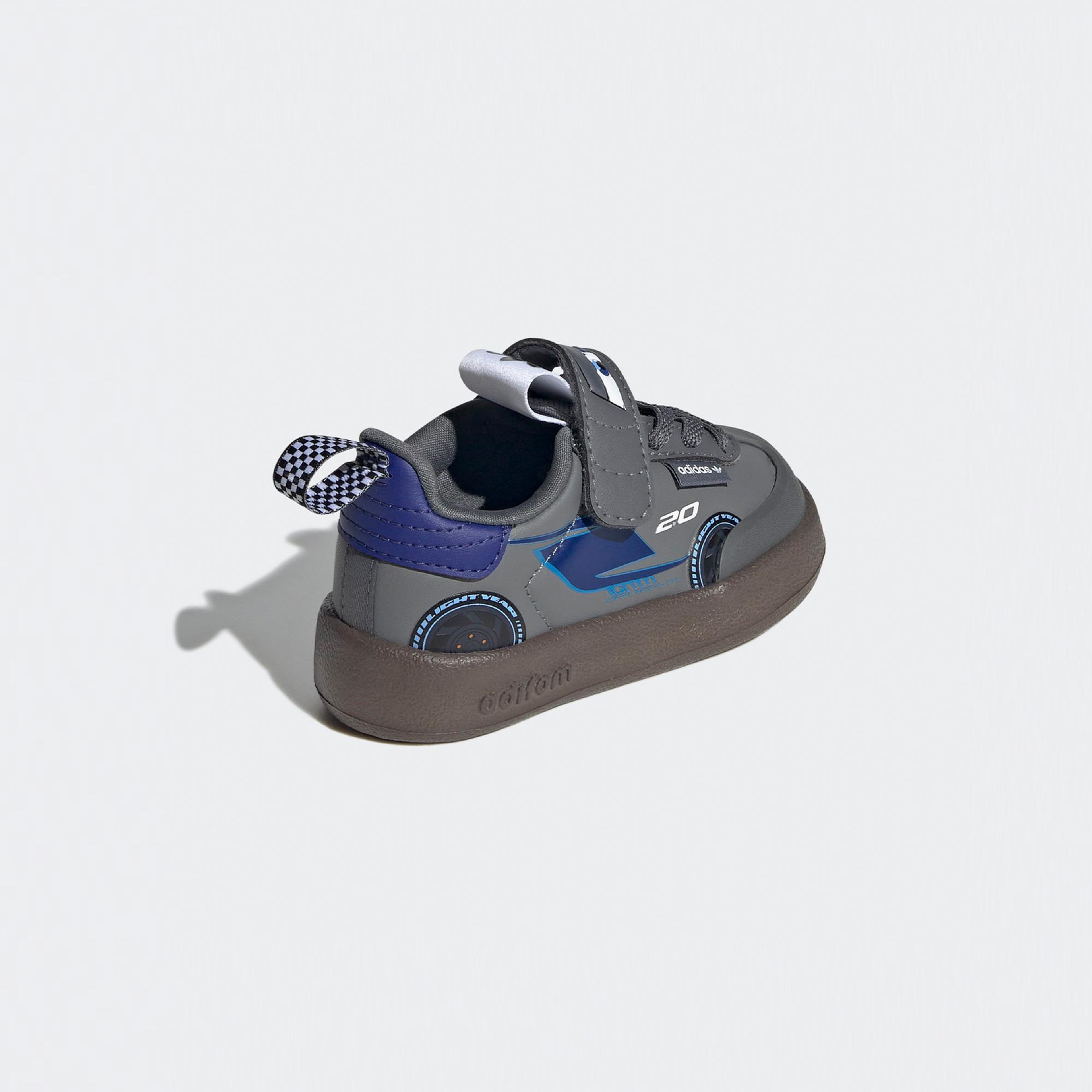 adidas Pixar Cars Adifom Samba 360 Bebek Koyu Gri Ayakkabı
