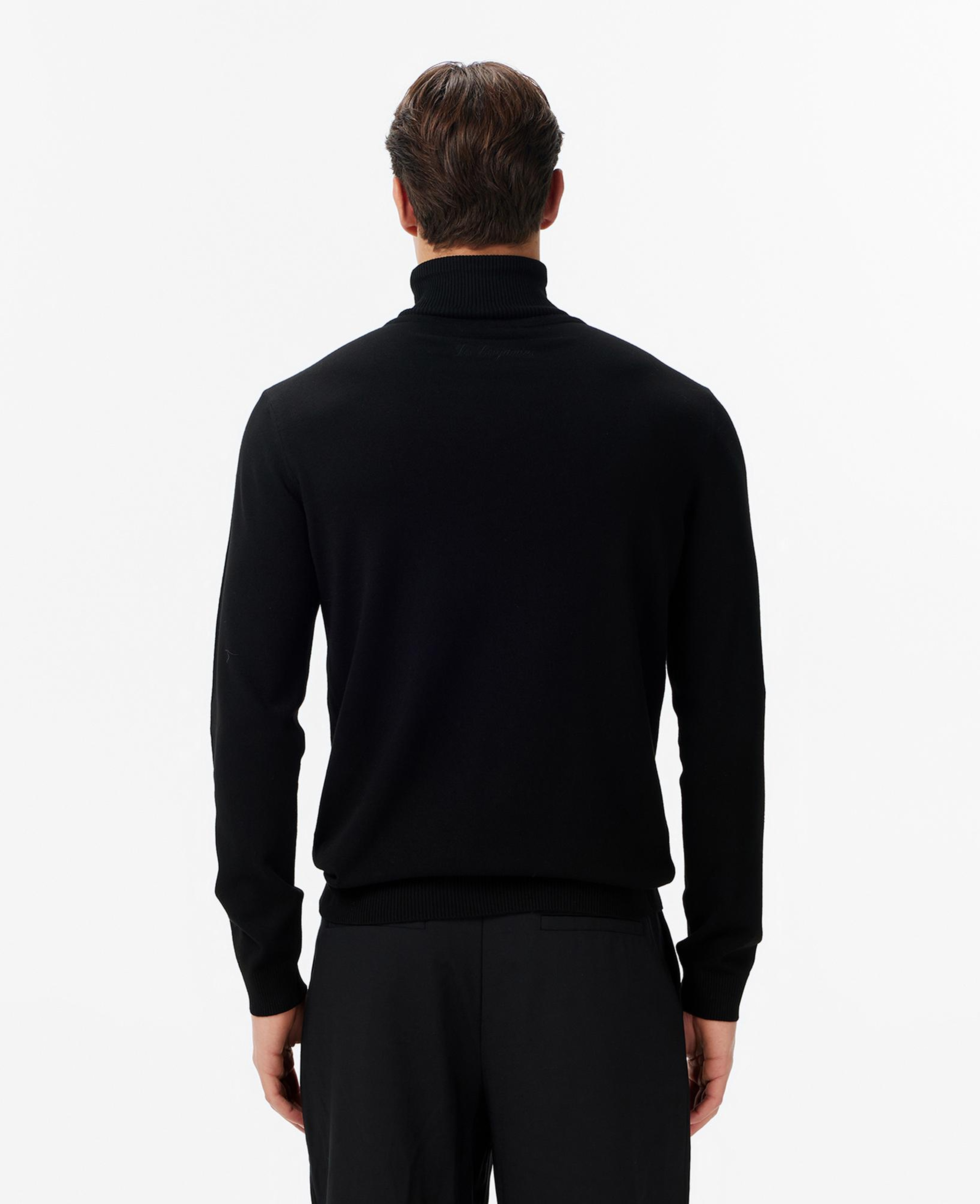 Les Benjamins Classic Fit Erkek Siyah Triko