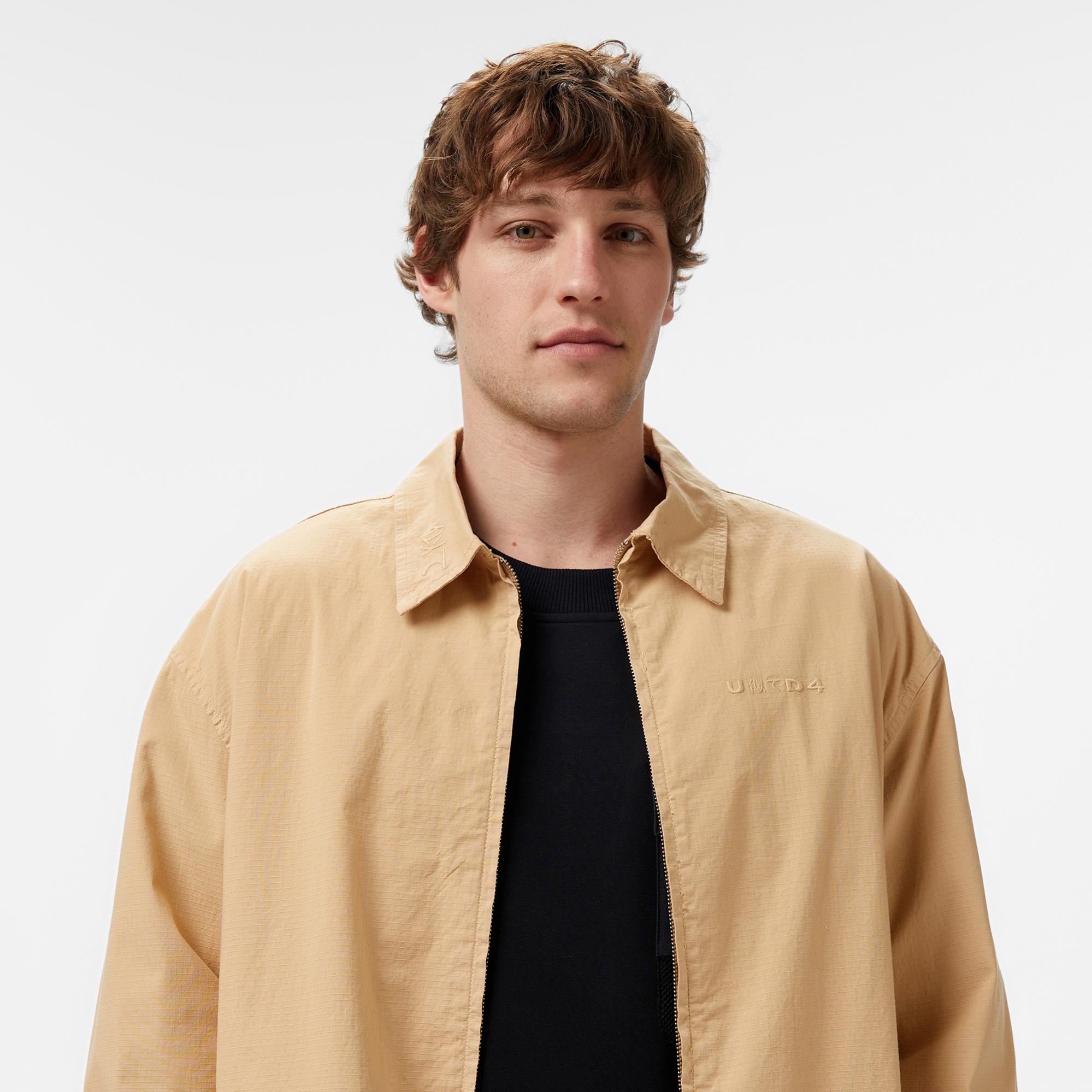 UNITED4 Oversize Erkek Kahverengi Mont