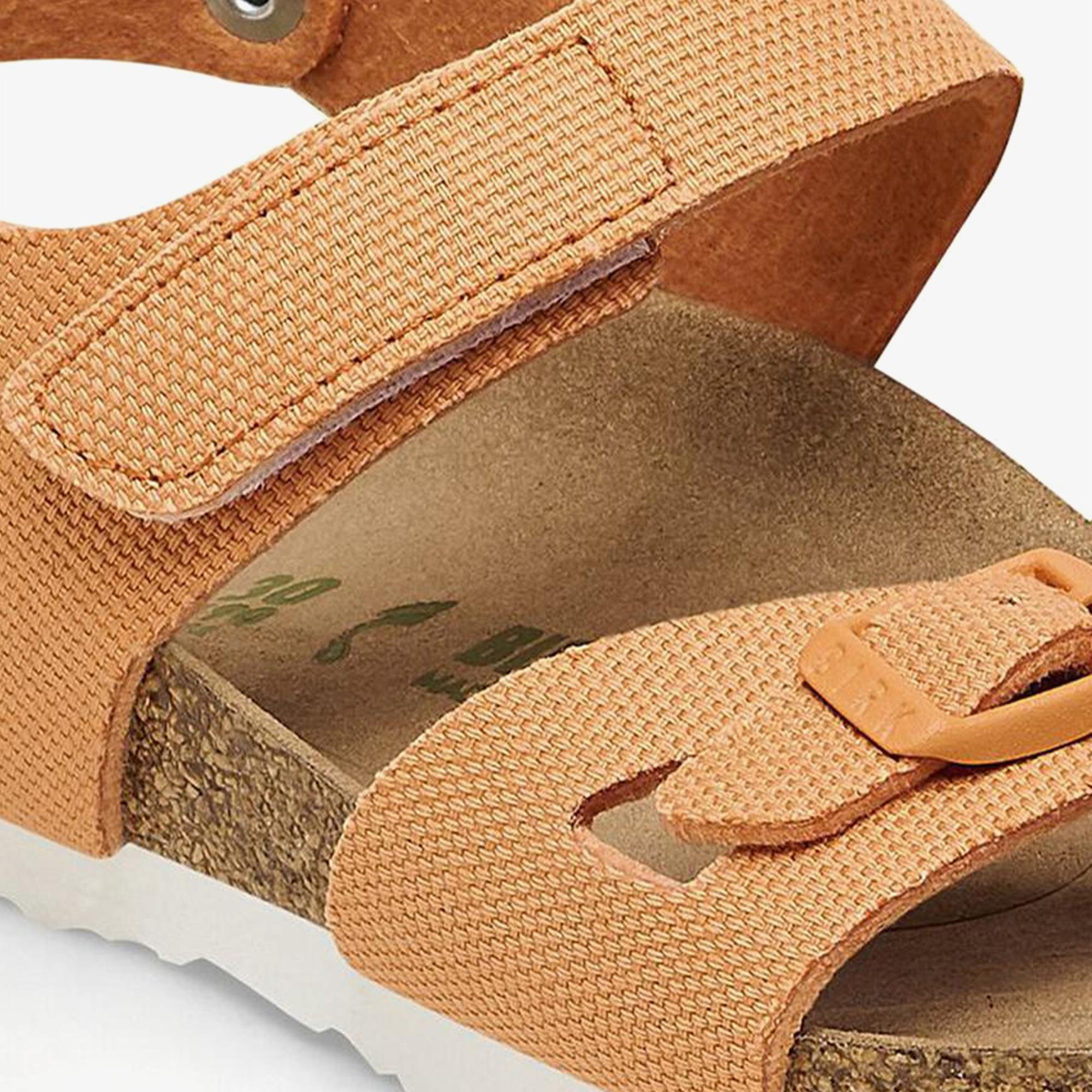 Birkenstock Colorado Tex Canvas Vegan Bebek Turuncu Sandalet