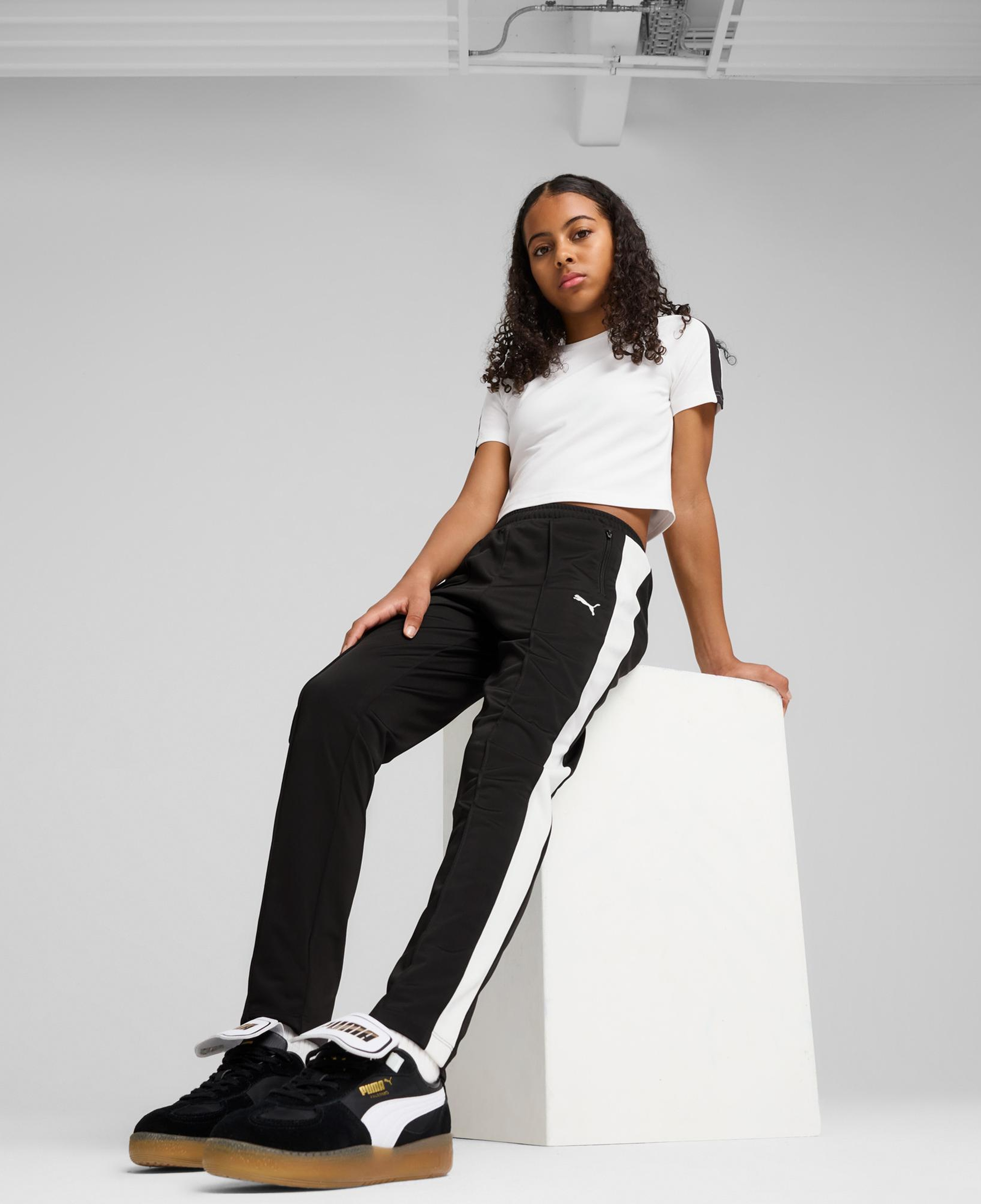 Puma T7 Always On Slim Çocuk Siyah Eşofman Altı