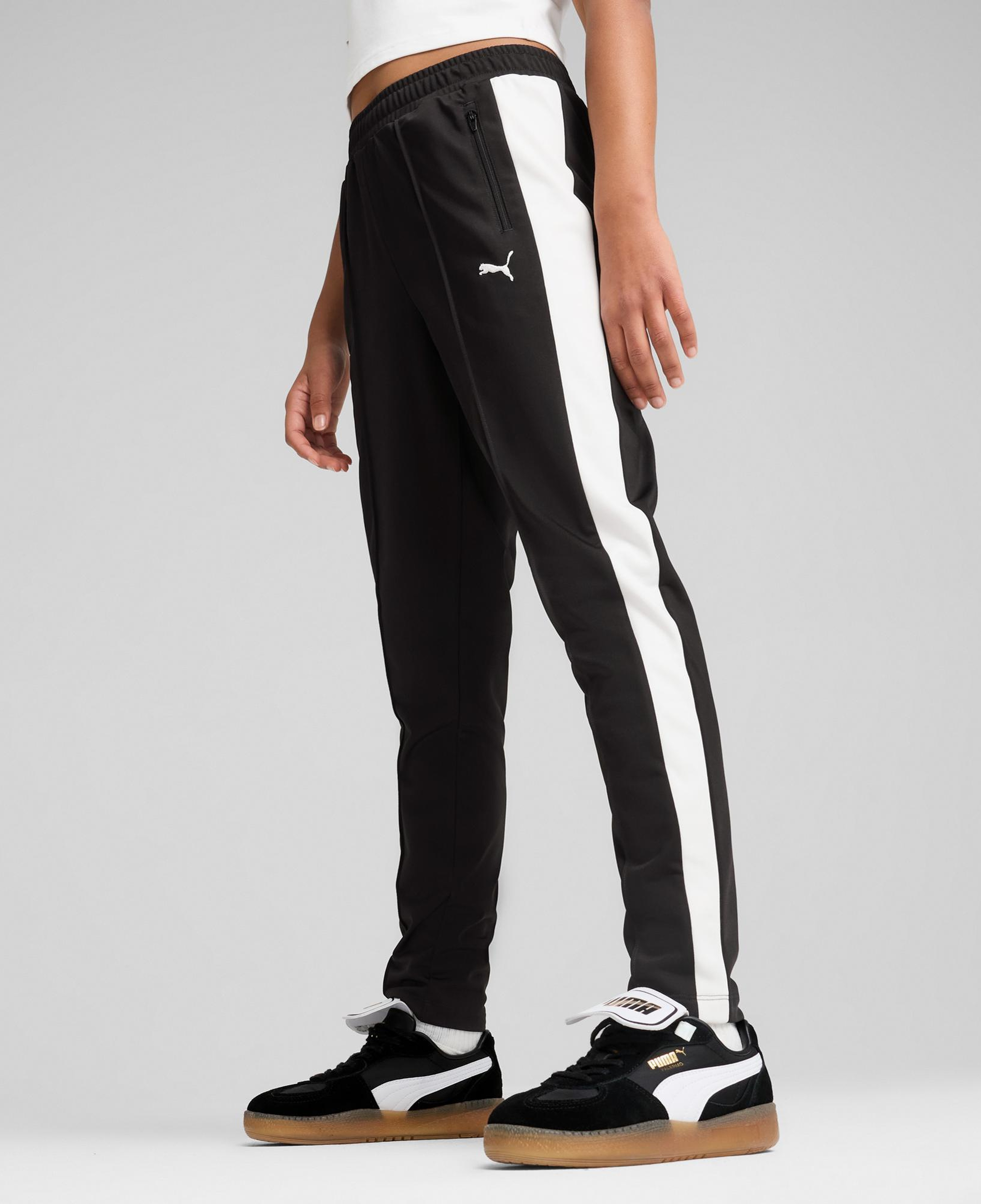 Puma T7 Always On Slim Çocuk Siyah Eşofman Altı
