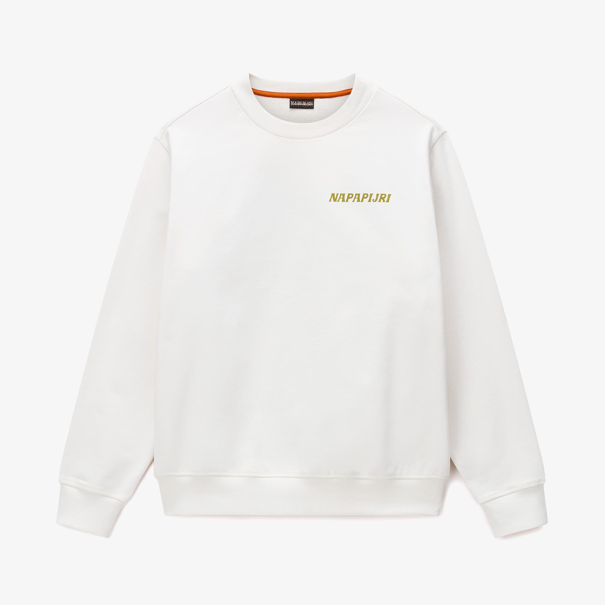 Napapijri B-Sol C Erkek Beyaz Sweatshirt
