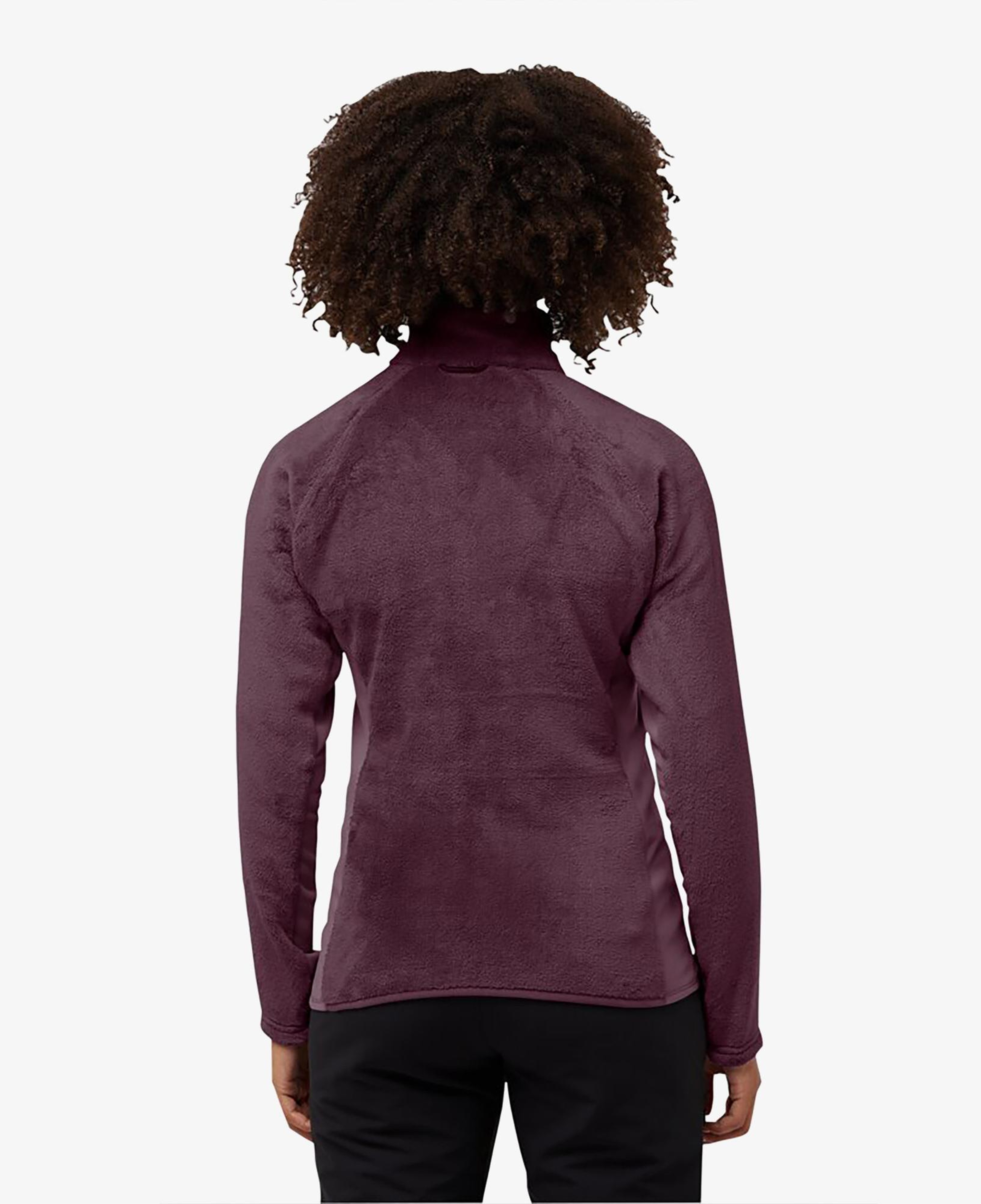 Jack Wolfskin Rotwand Full Zipped Kadın Mor Ceket