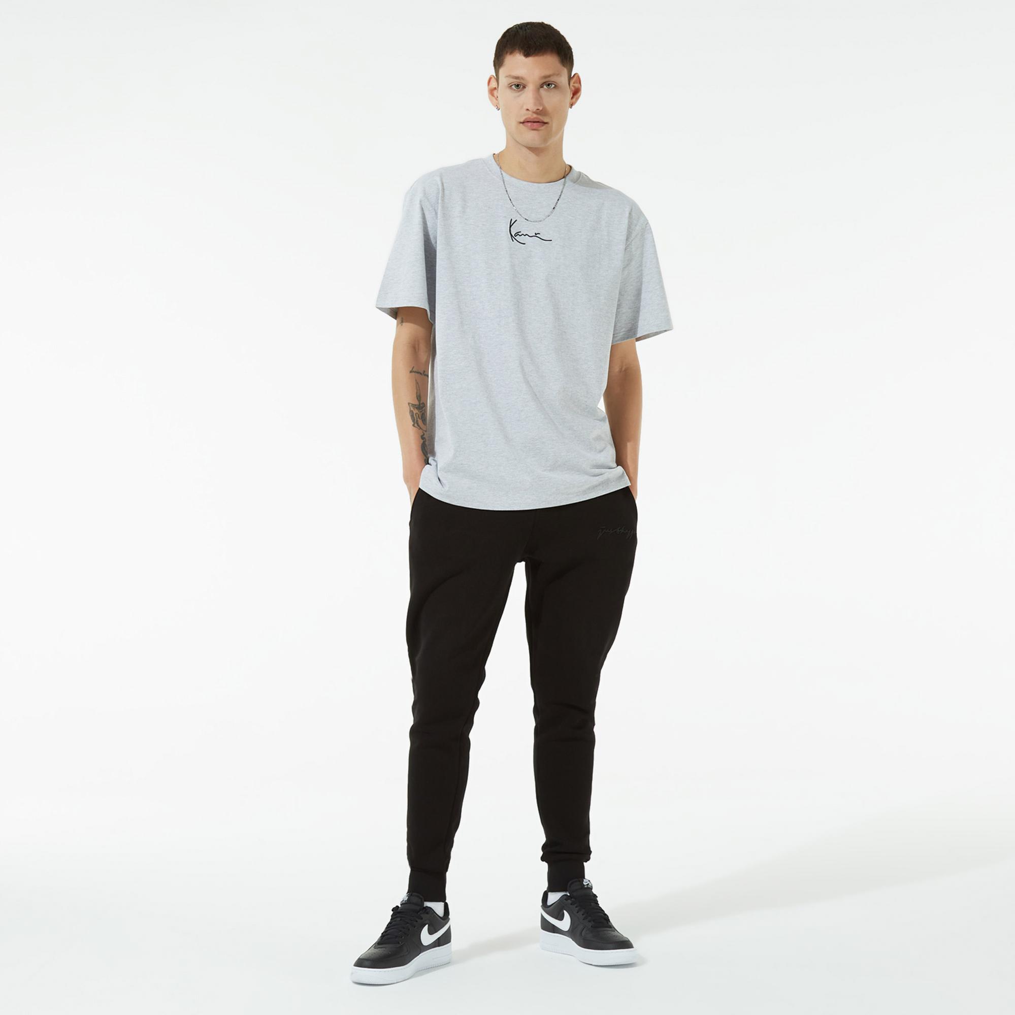 Karl Kani Small Signature Erkek Gri T-Shirt