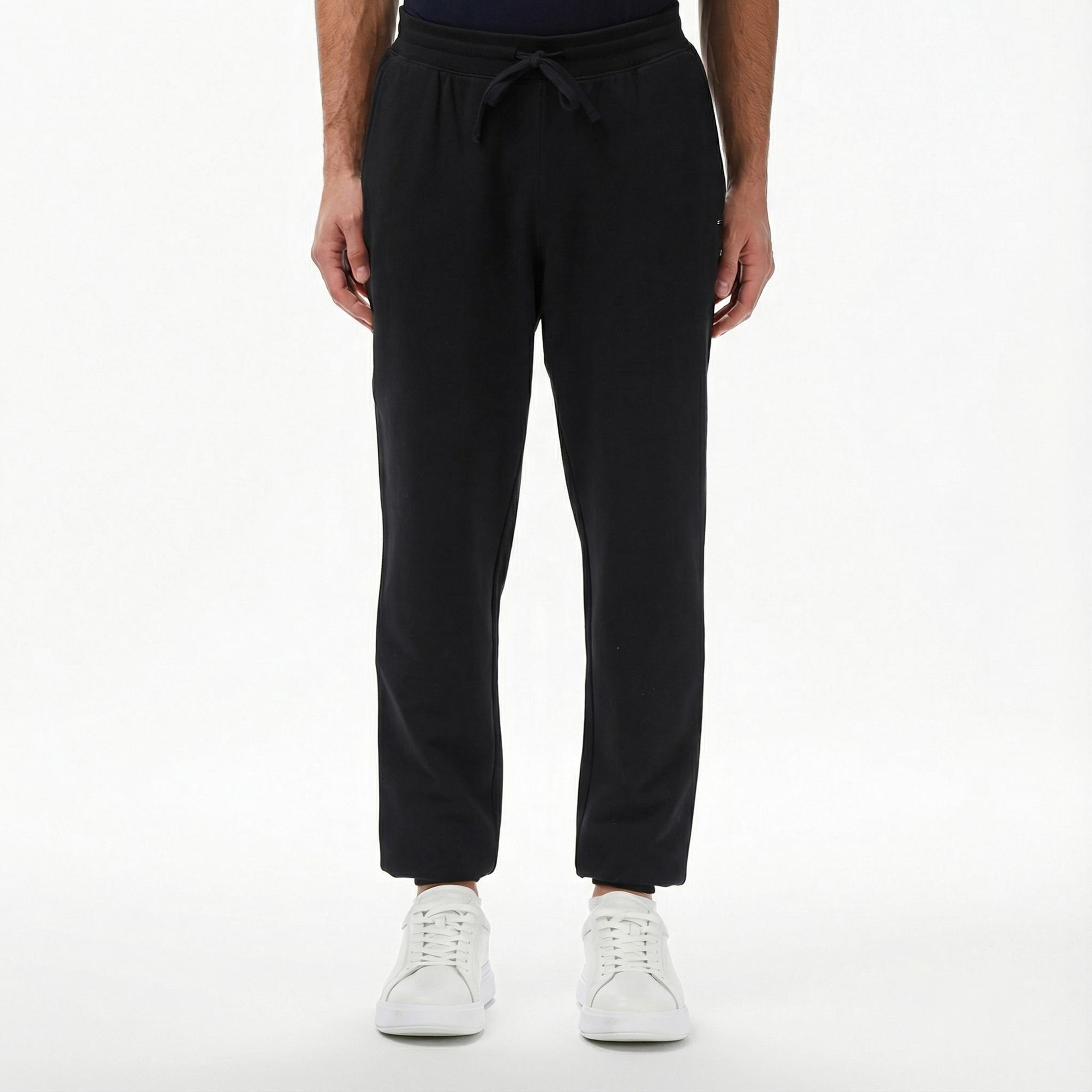 Tommy Hilfiger Core Essentials Erkek Siyah Eşofman Altı