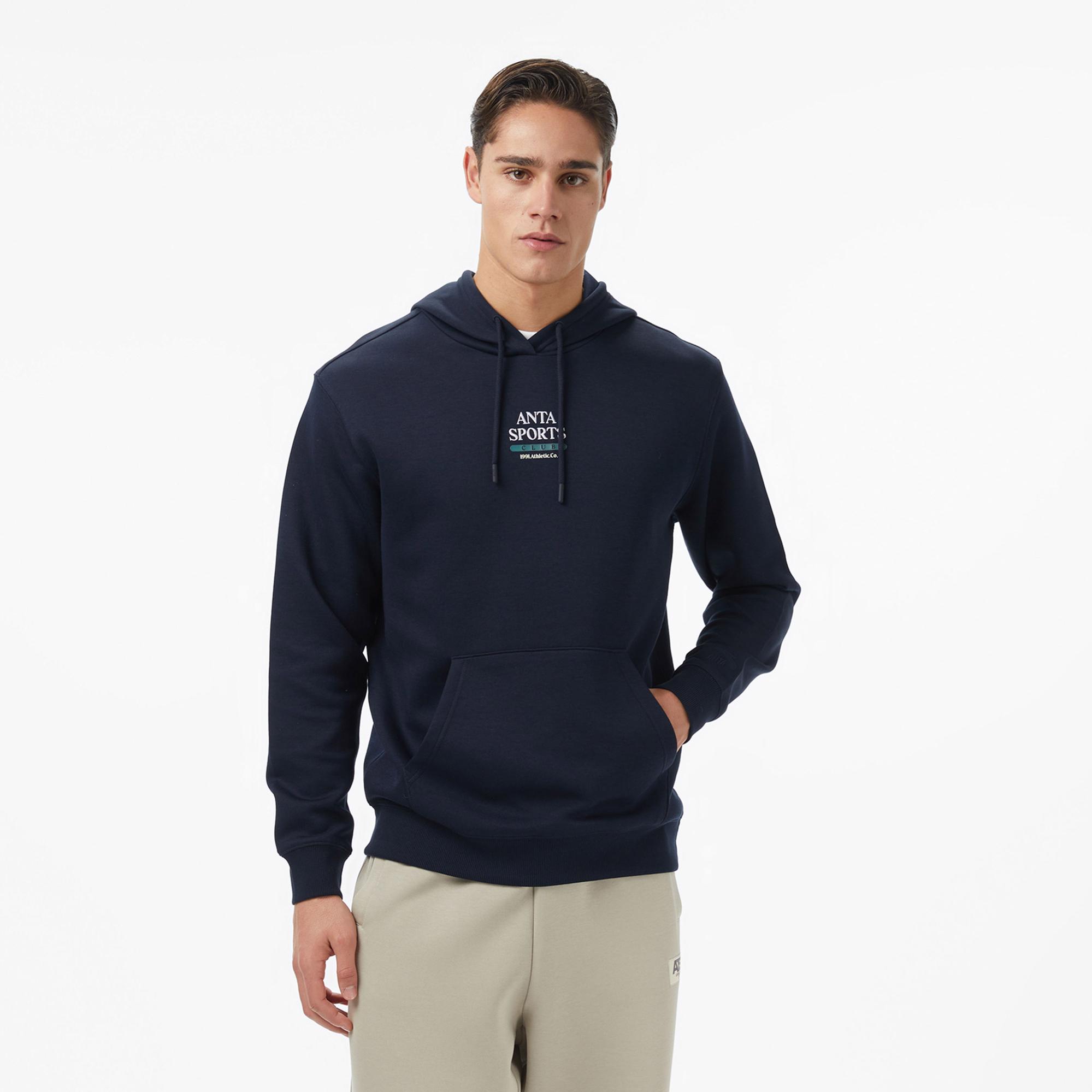 Anta Beach Party Erkek Mavi Sweatshirt