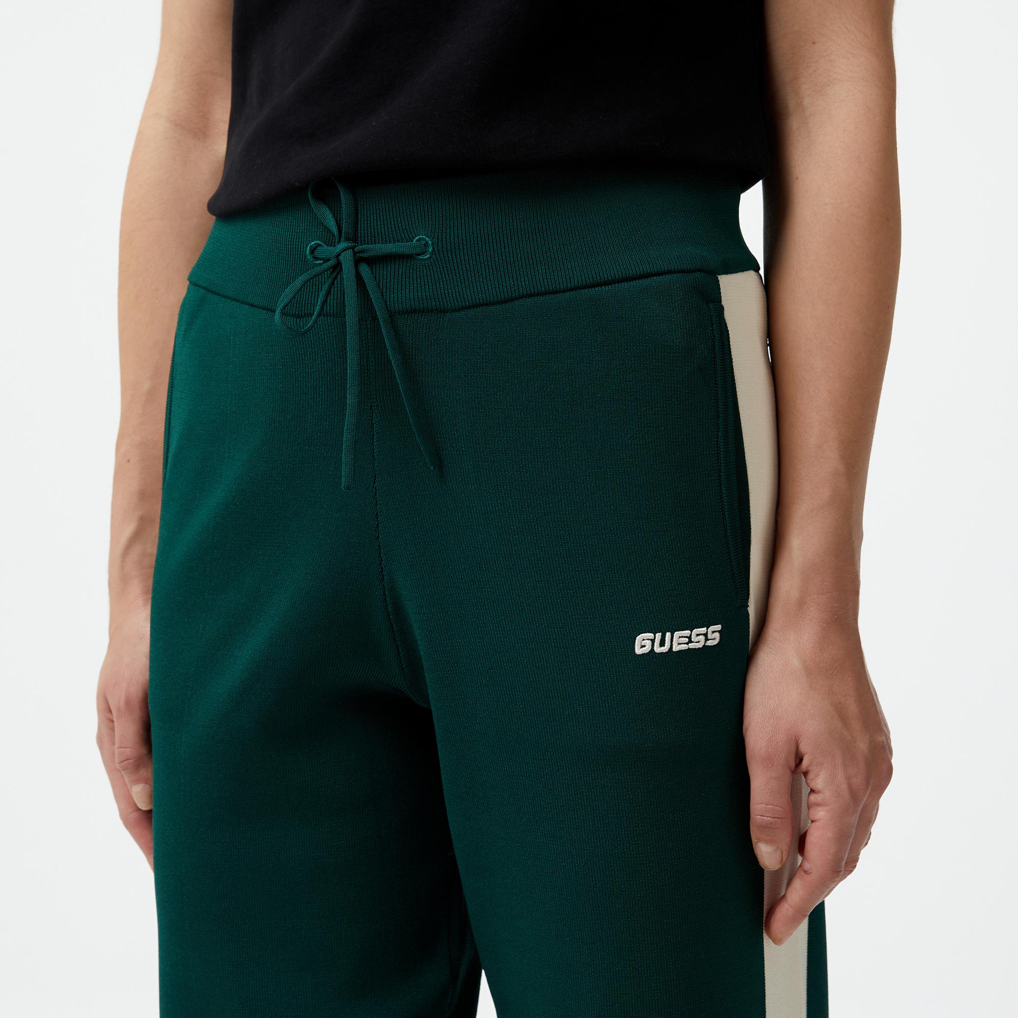 Guess Michela Stretch Tech Visce Kadın Mavi Eşofman Altı