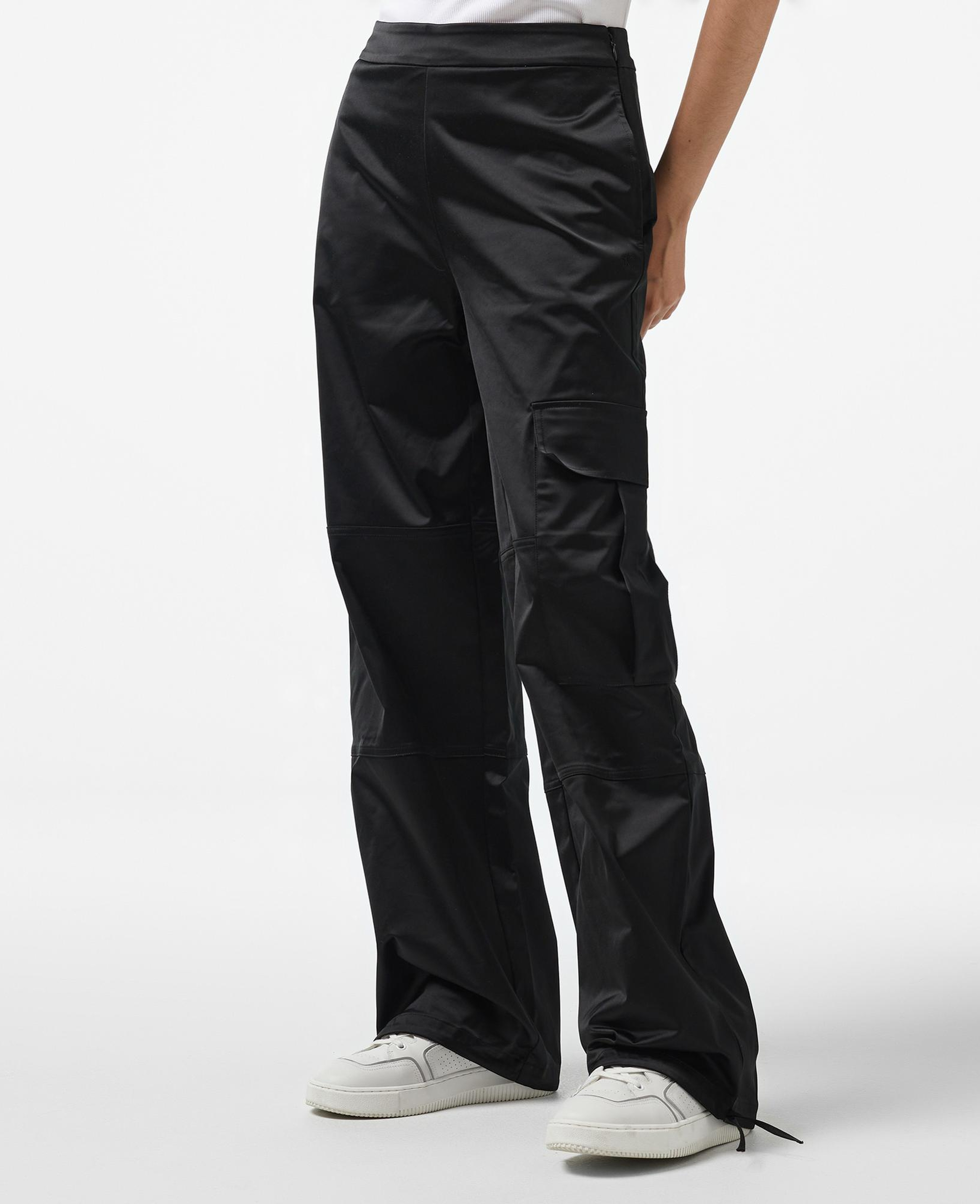 Calvin Klein Jeans Satın Utility Kadın Siyah Kargo Pantolon