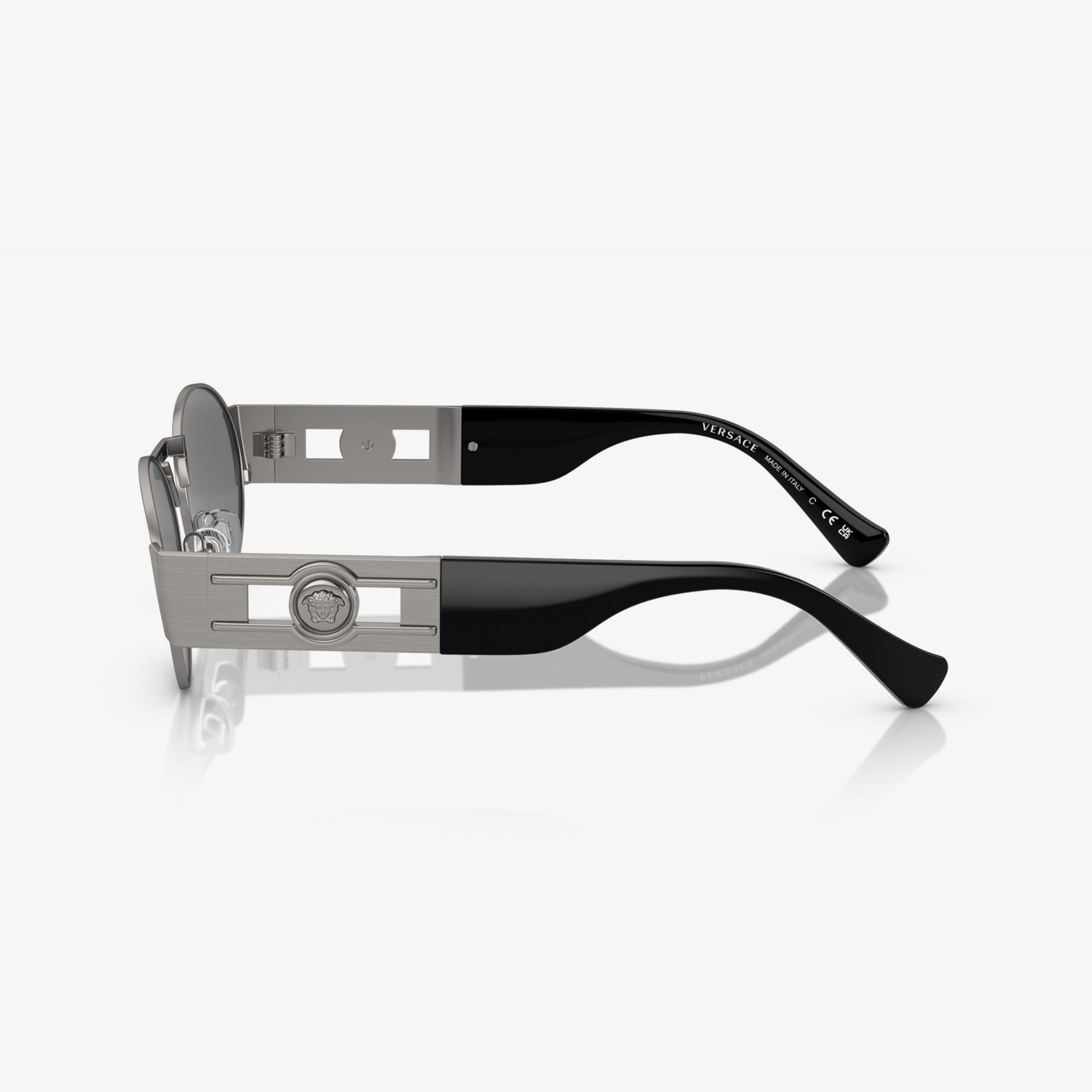 VERSACE 0VE2264 Unisex Gri Güneş Gözlüğü