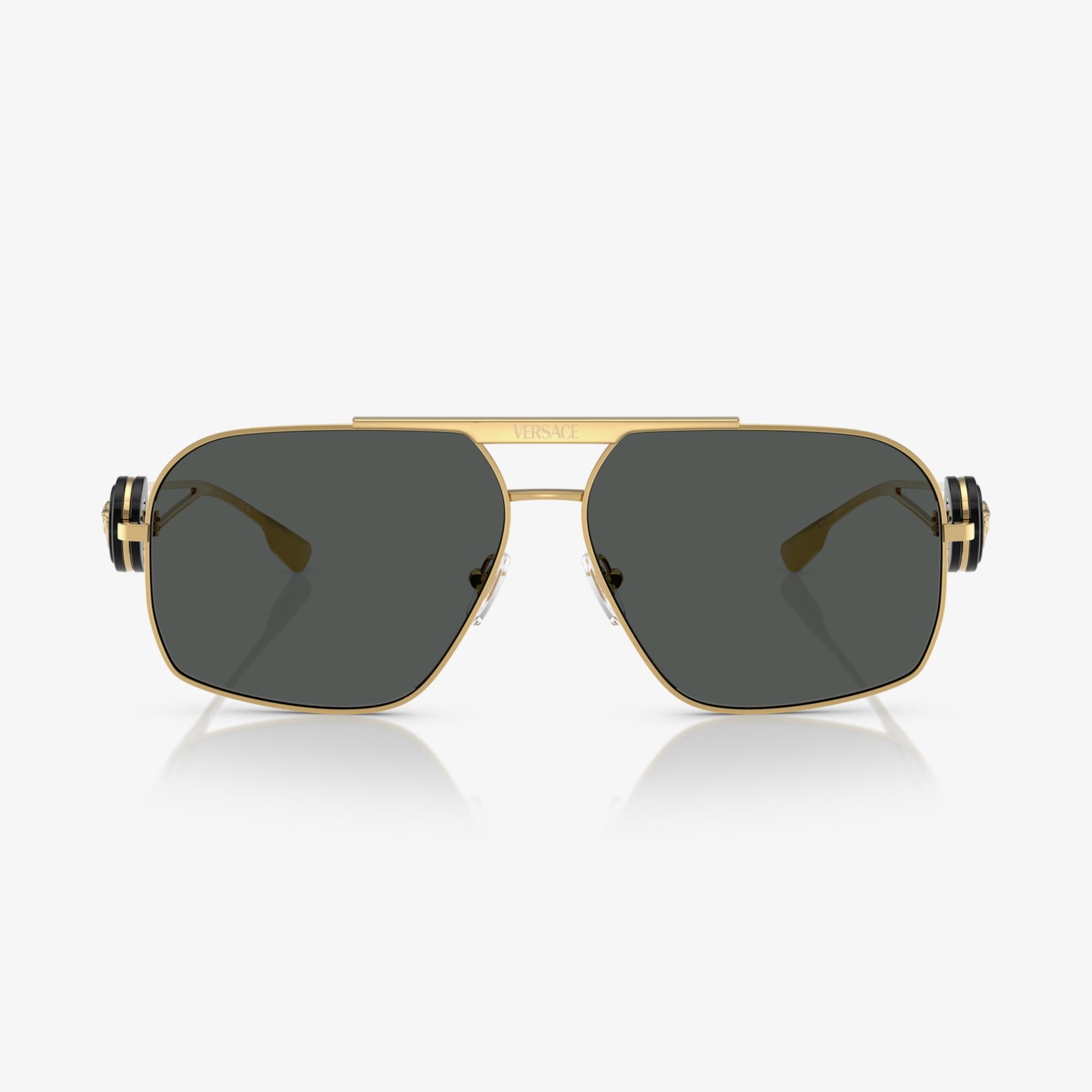 Versace VE2269 Erkek Altın Rengi Güneş Gözlüğü
