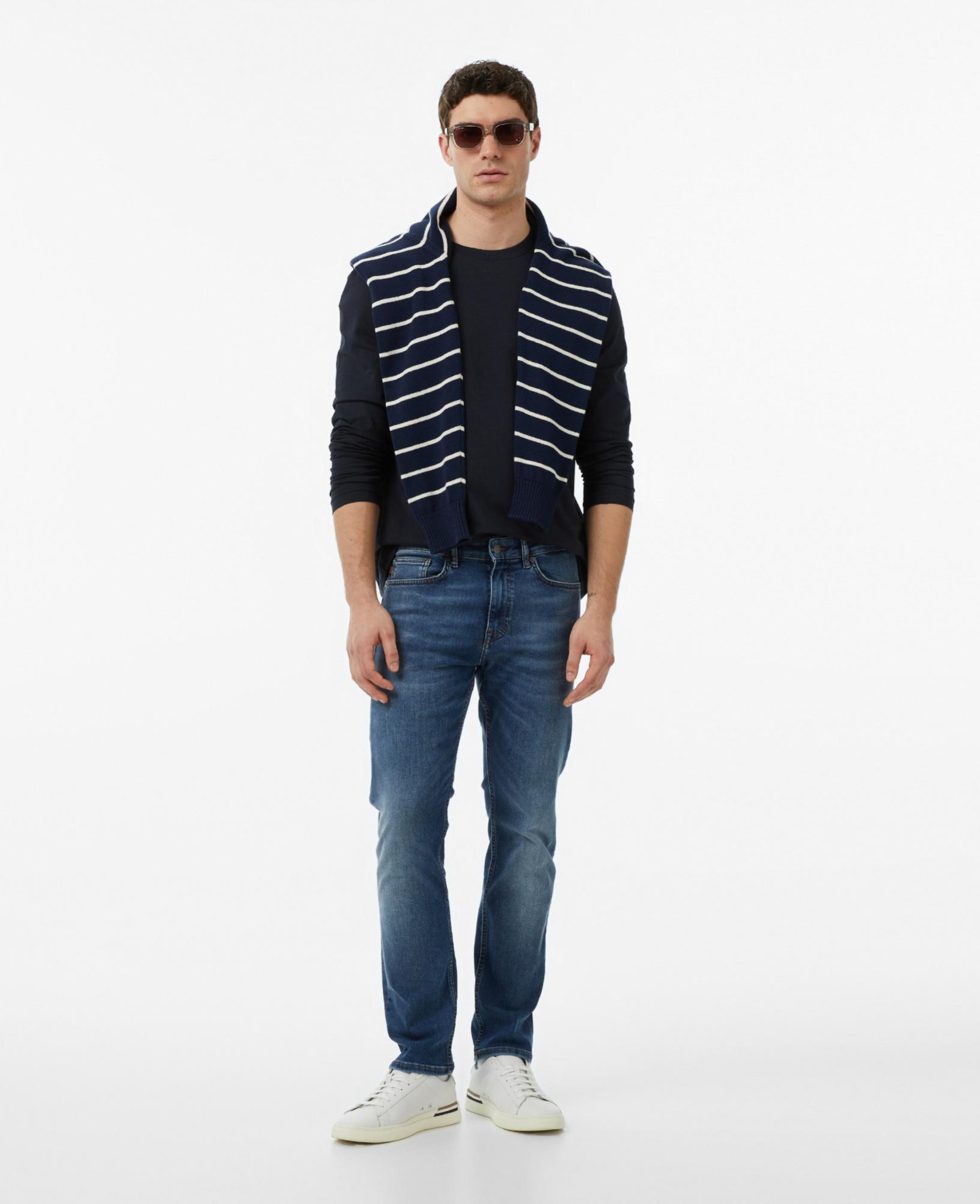 Boss Erkek Lacivert T-Shirt