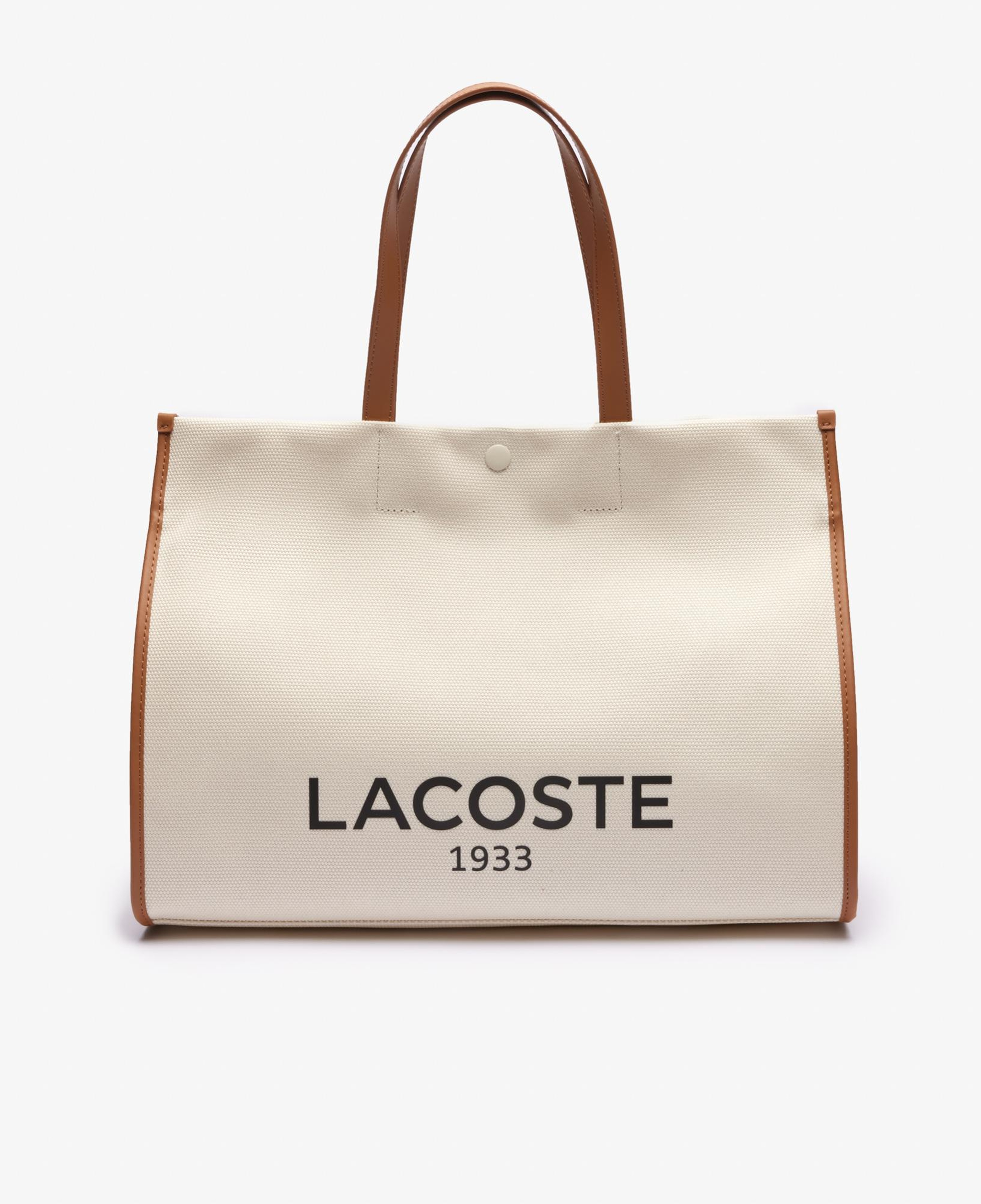 Lacoste Heritage Canvas Unisex Bej Omuz Çantası