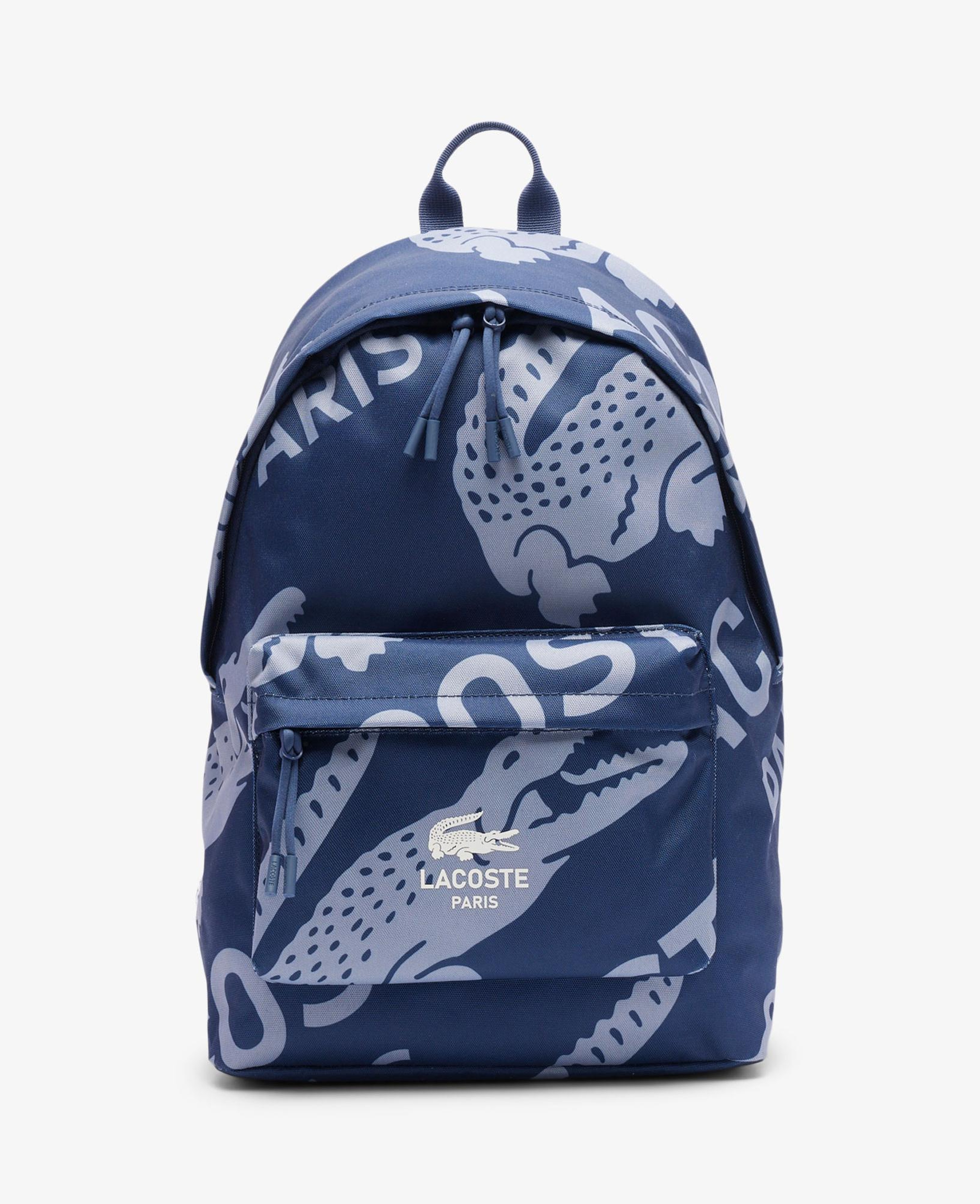 Lacoste Neocroc Unisex Baskılı Lacivert Sırt Çantası