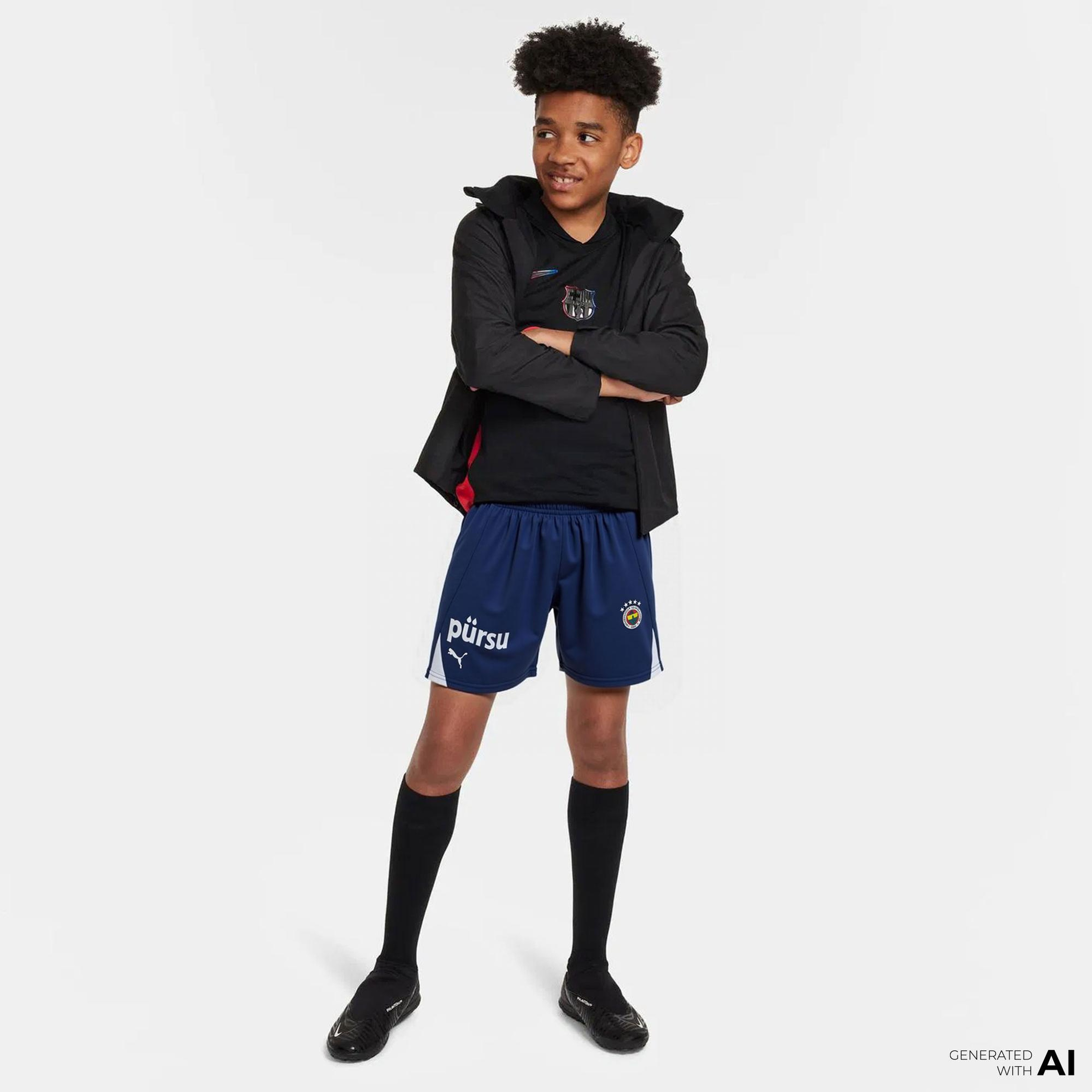 Puma Fsk Jr Çocuk Mavi Şort
