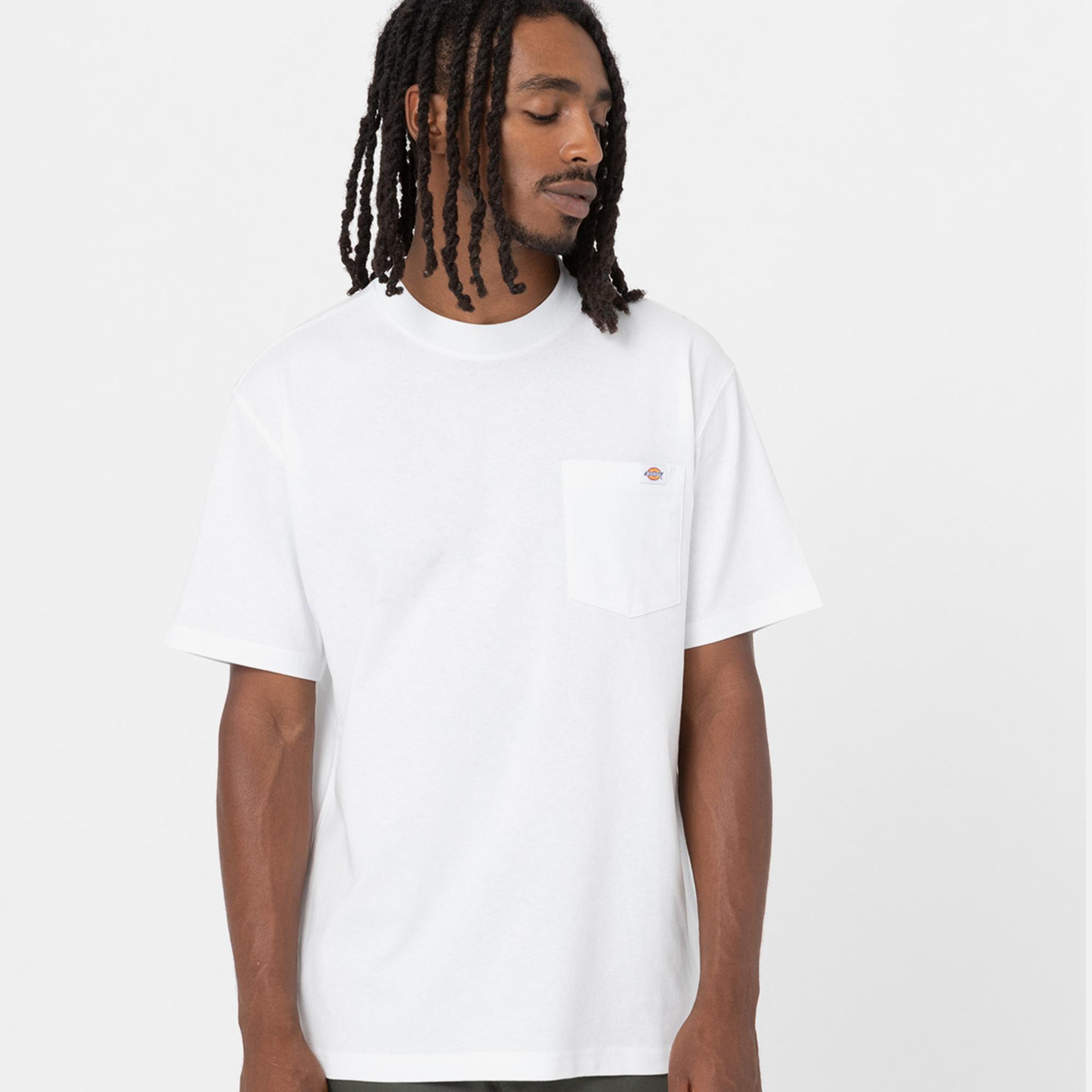 Dickies Luray Pocket Erkek Beyaz T-Shirt
