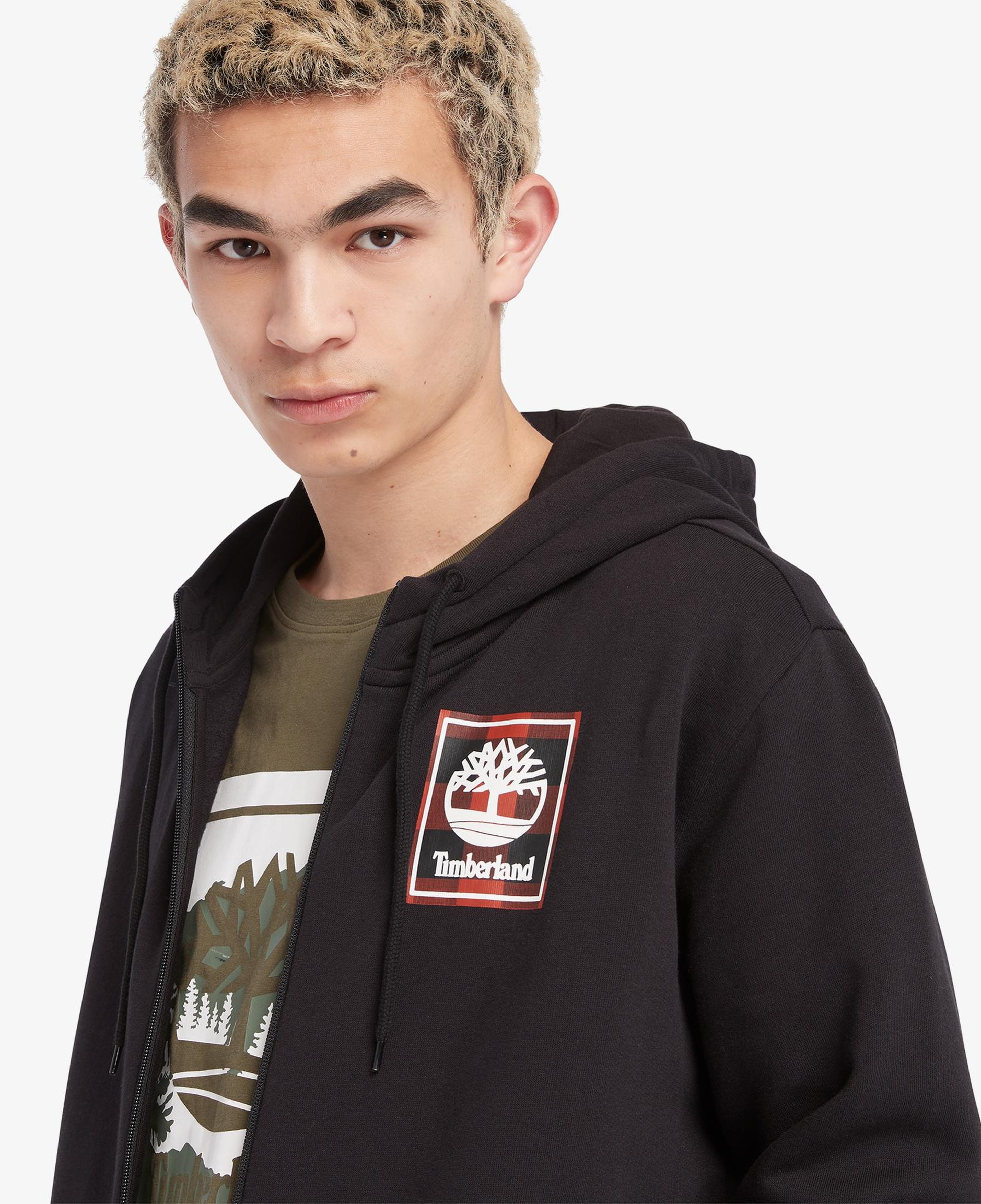 Timberland Tfo Buffalo Plaid Erkek Siyah Sweatshirt