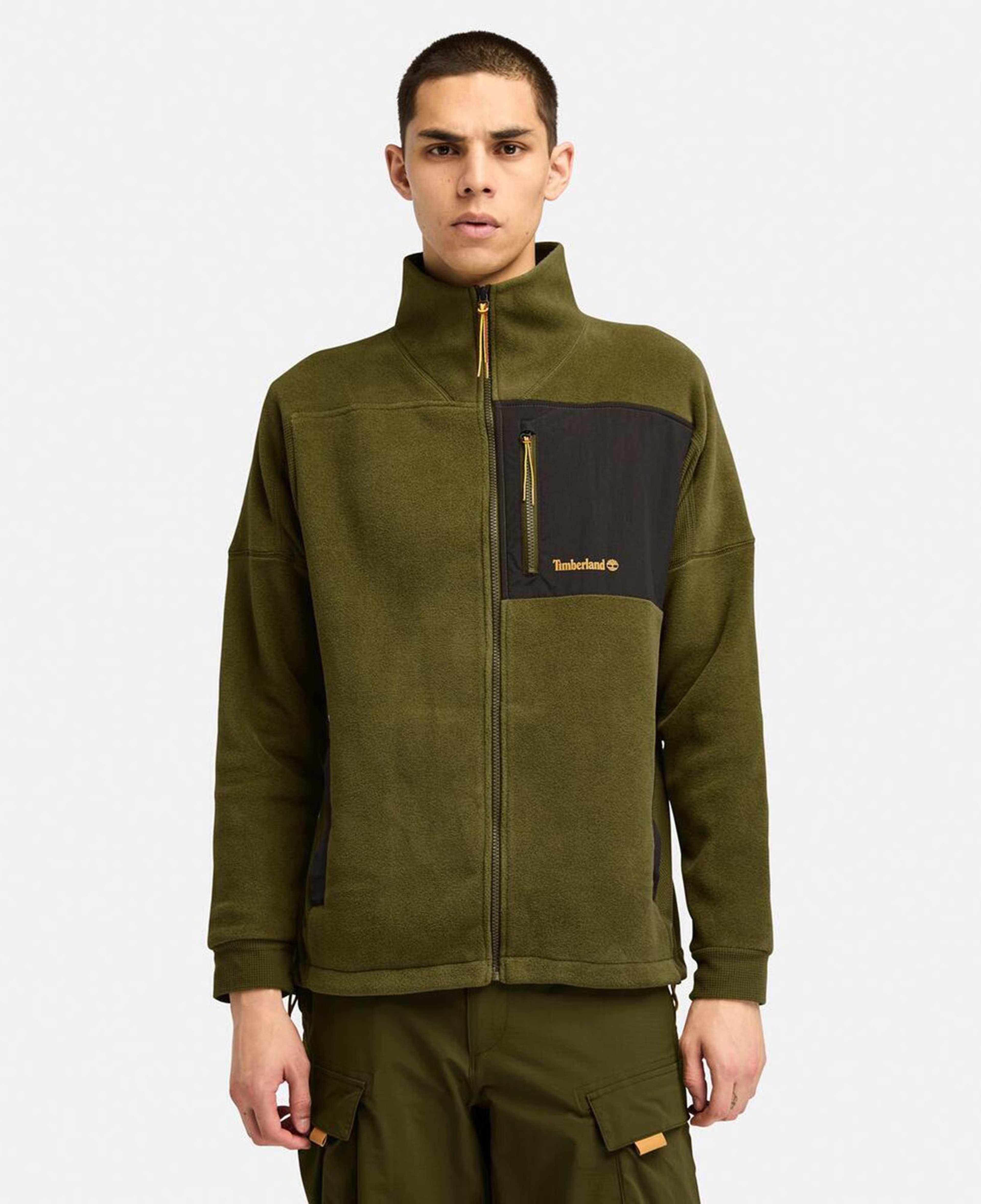 Timberland Polartec Mix Medıa Full Zıp Erkek Yeşil Ceket