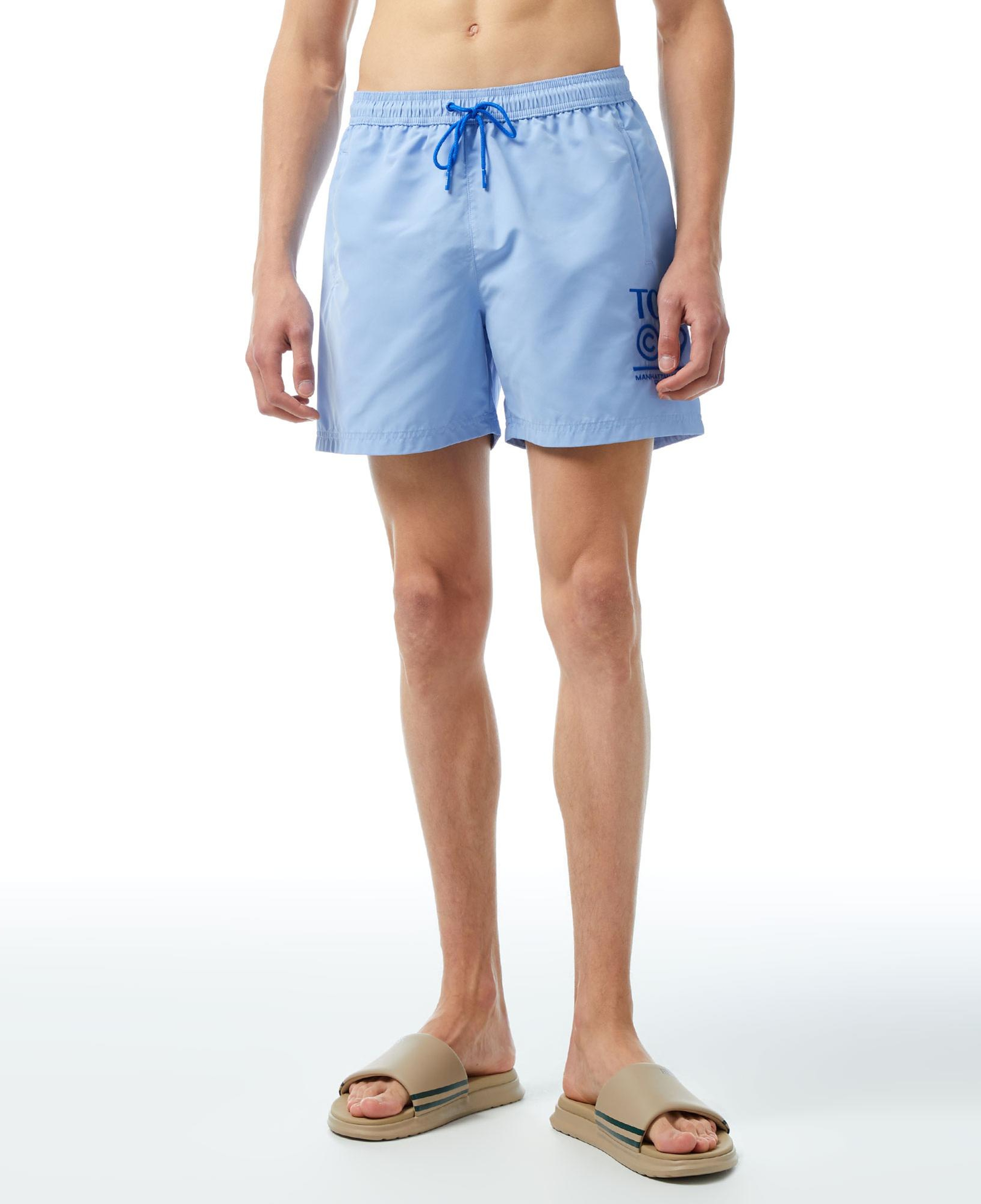 Tommy Jeans Medium Drawstring Erkek Mavi Mayo Şort