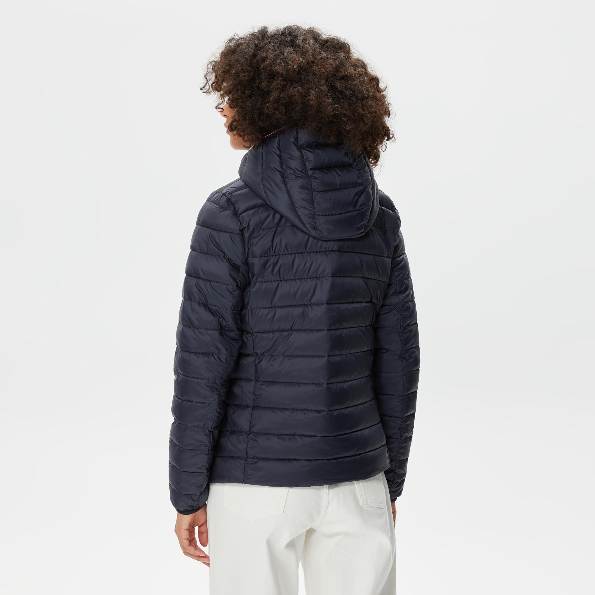 Tommy Hilfiger Lw Padded Global Stripe Kadın Lacivert Mont